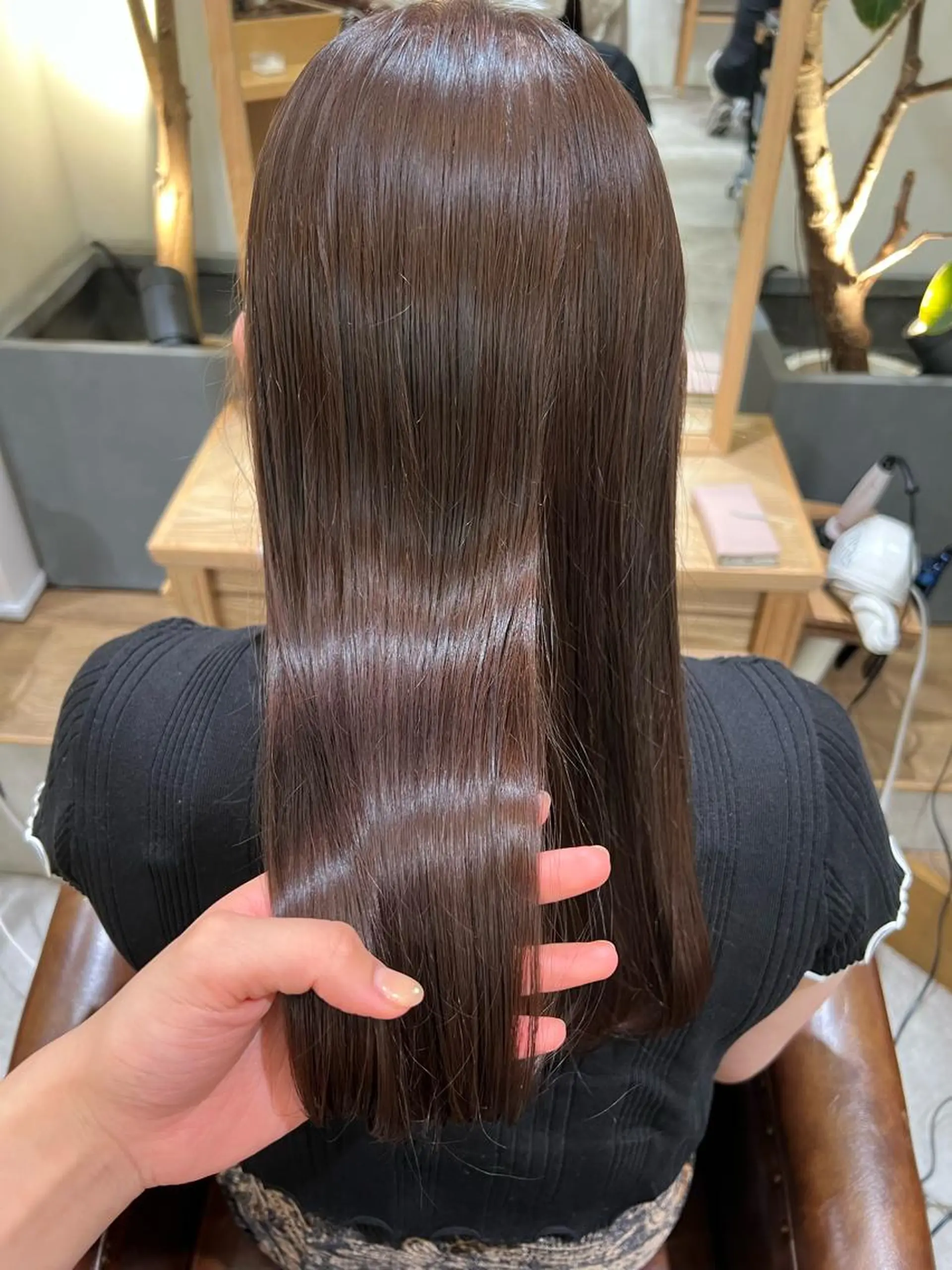 ロング トリートメント るな/暖色、 ベージュカラー🎀のヘアスタイル