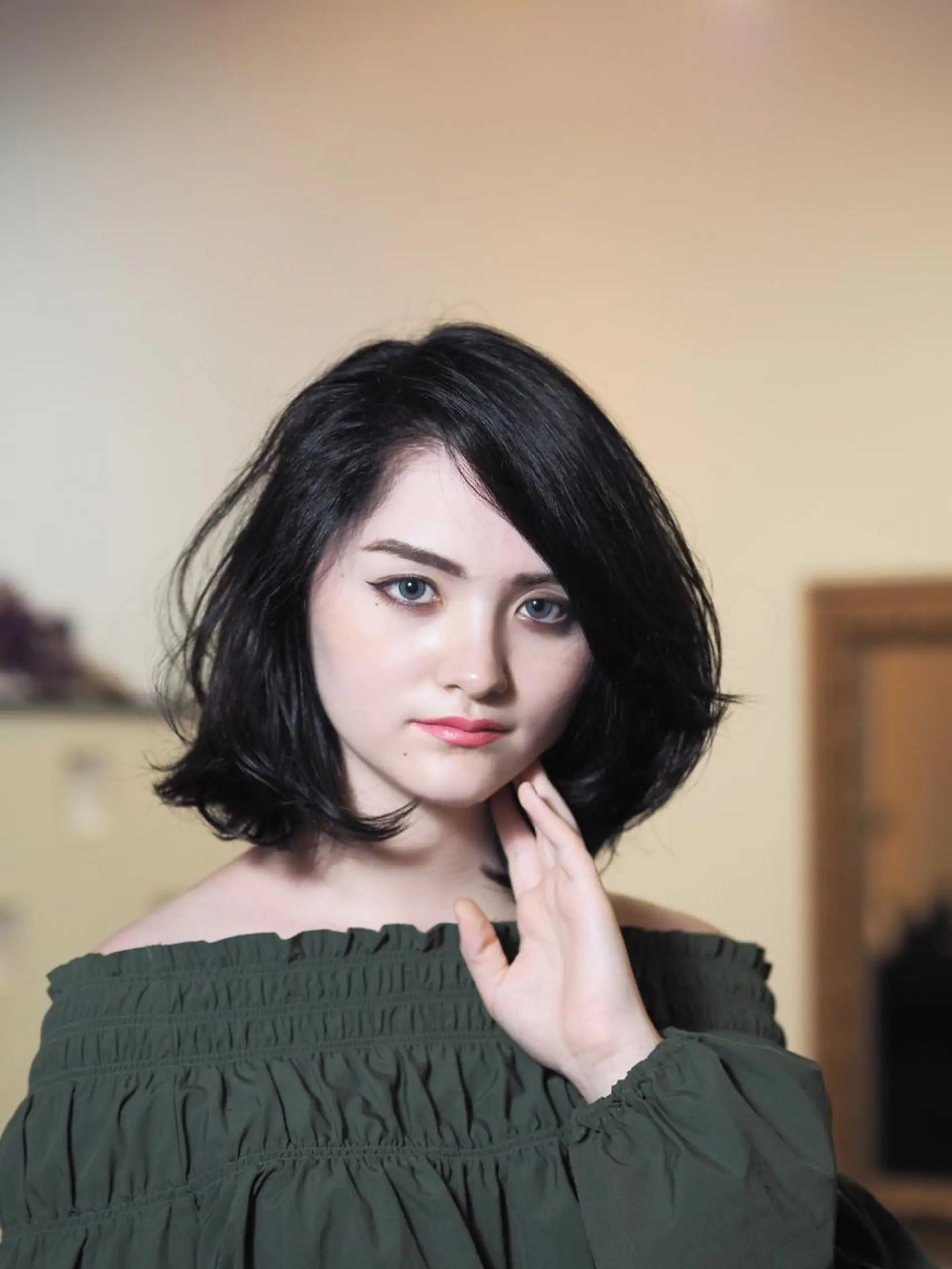 ミディアム ボブ GLOSSY所属・坂本 直樹のヘアスタイル