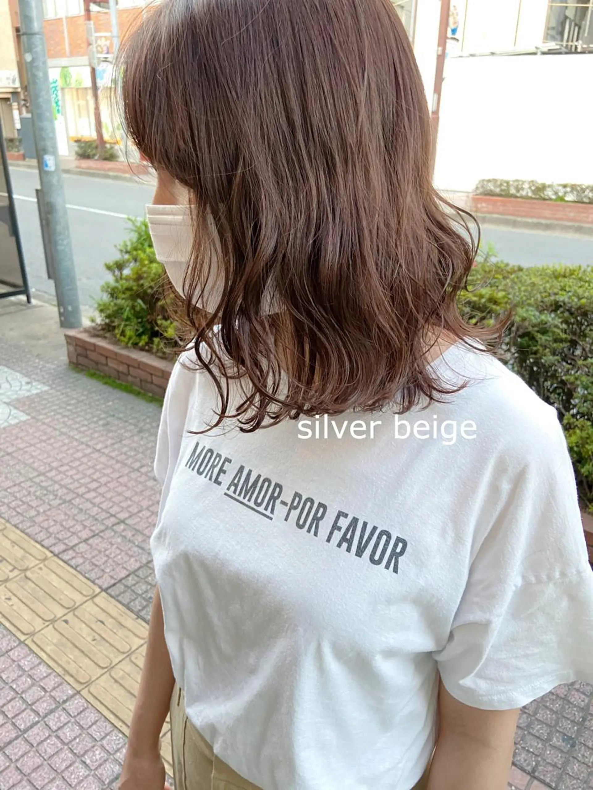 ミディアム カラー GLROW haruhiのヘアスタイル