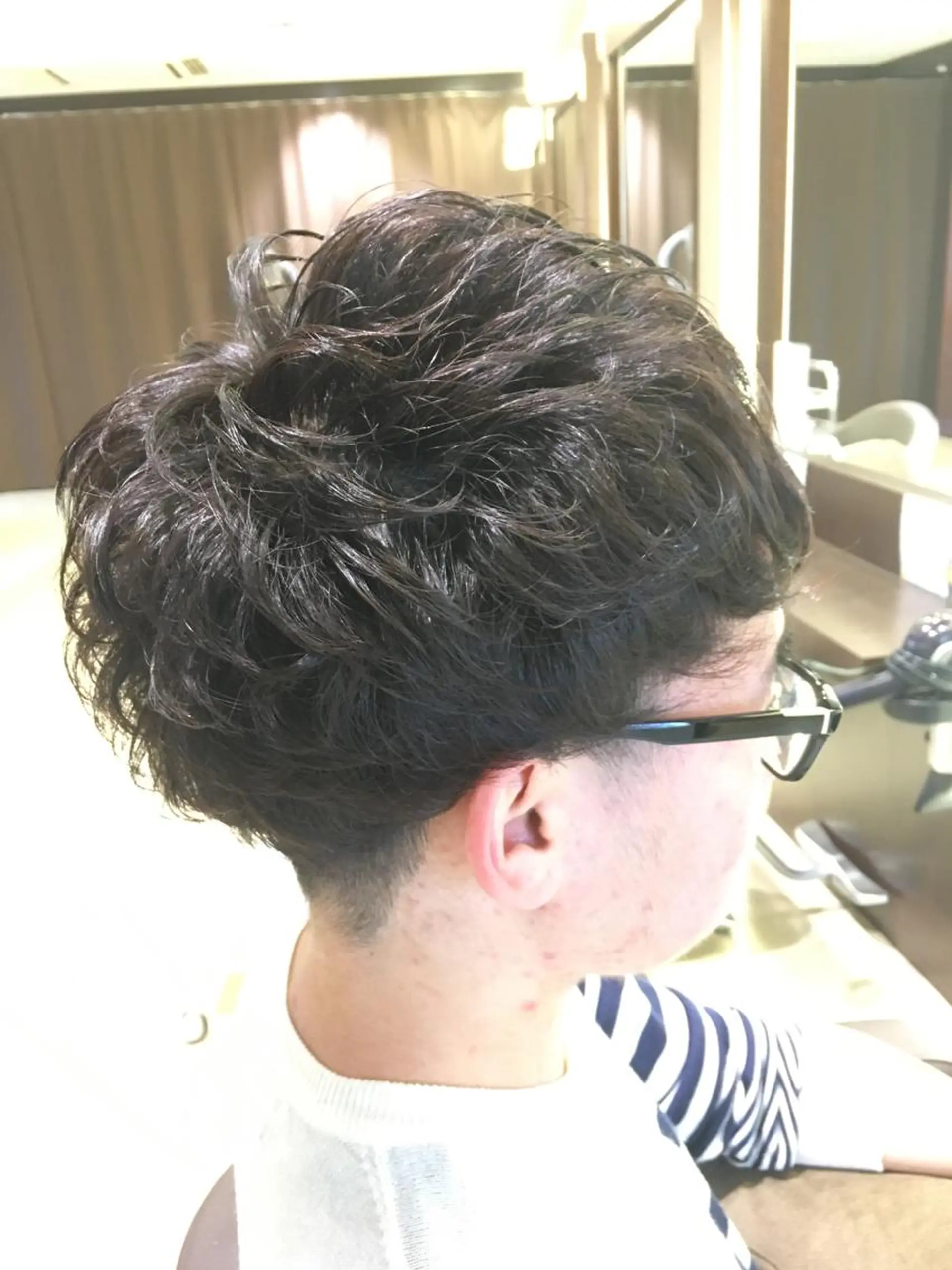 パーマ メンズ カット パーマ 伊藤 元気のヘアスタイル