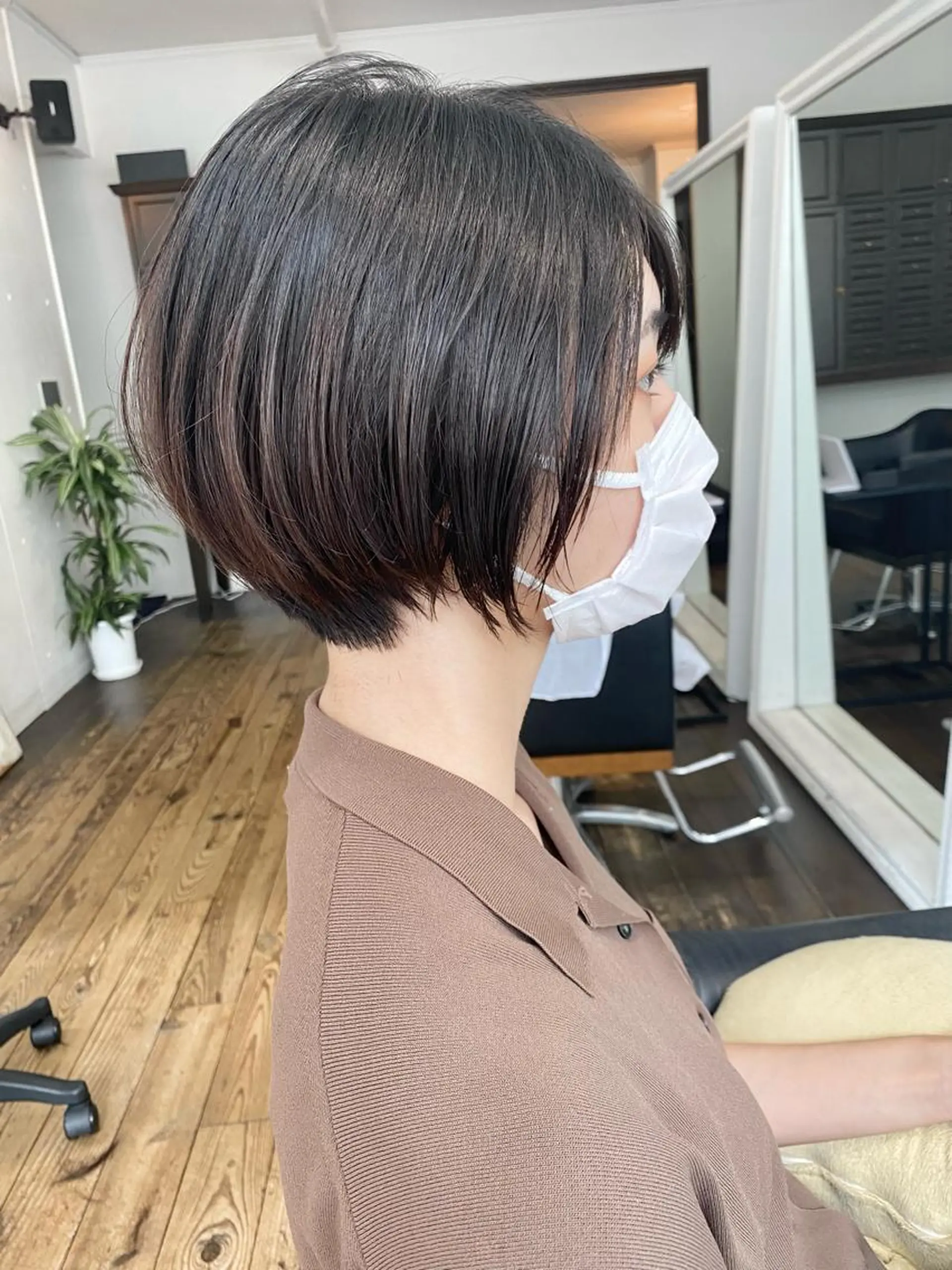 ショート ショートヘア 会田 渡夢のヘアスタイル