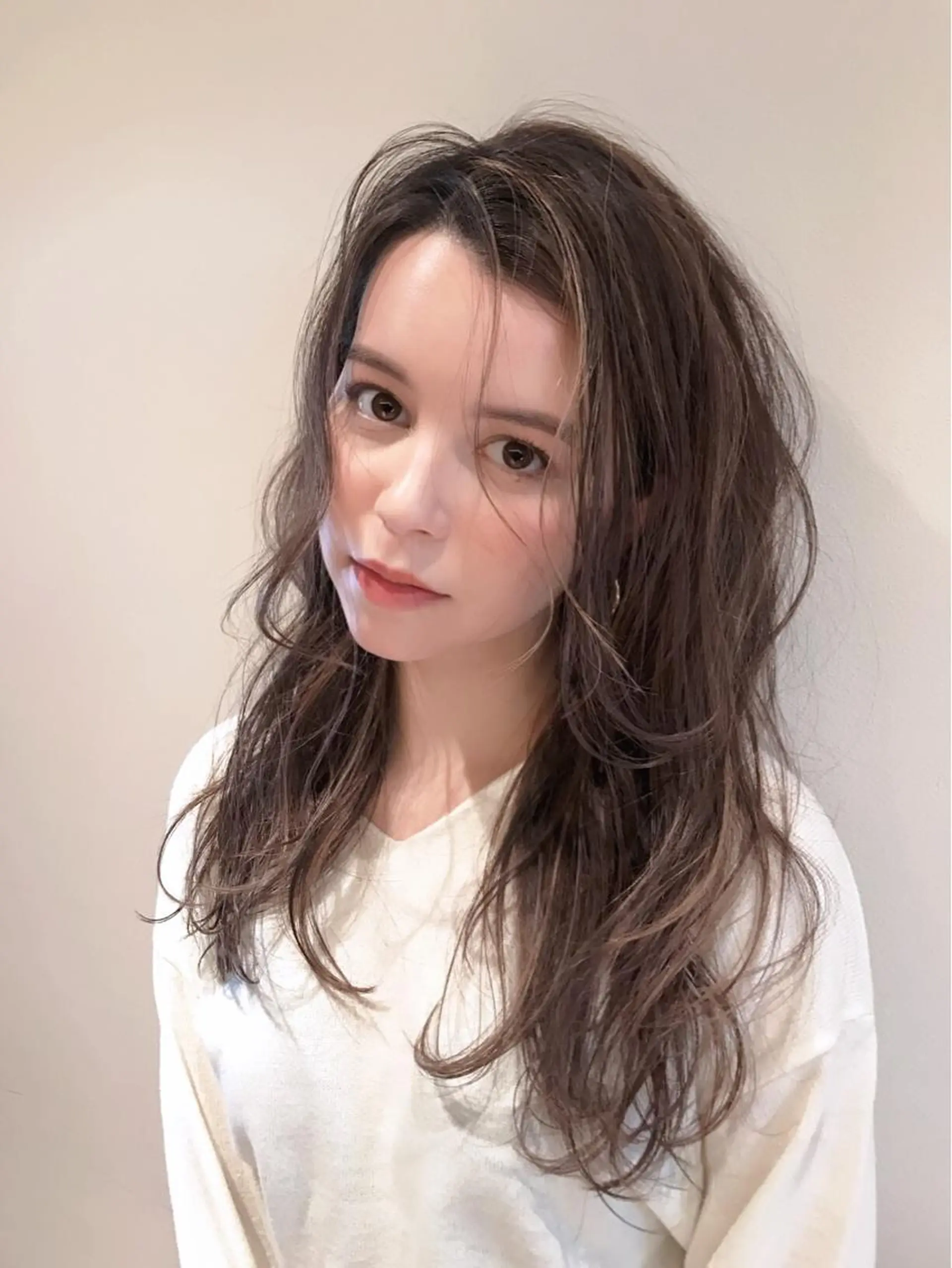 ロング カラー 田邉 真之助のヘアスタイル