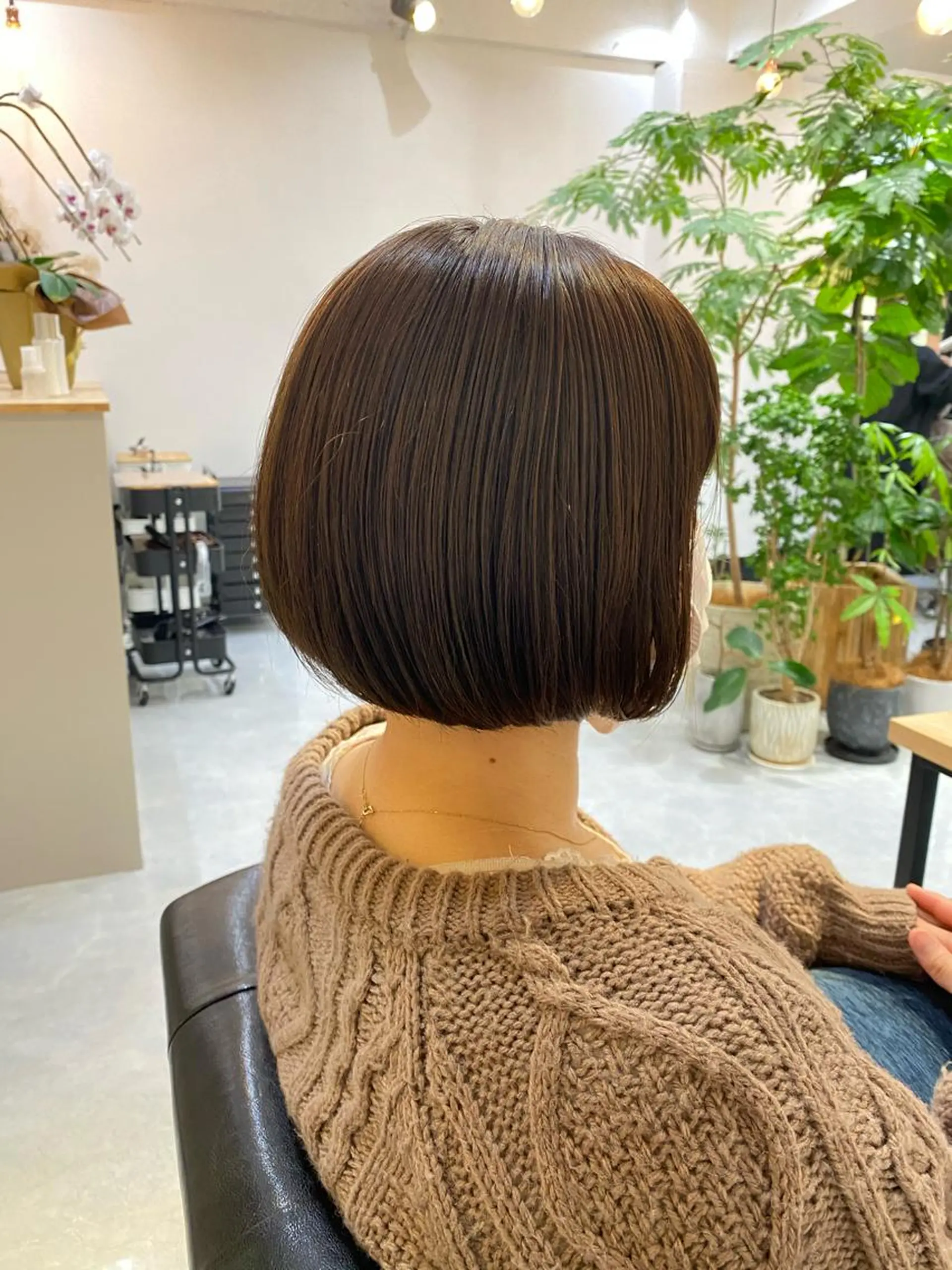 ミディアム カラー ボブ カット ヘアカラー トリートメント ヘッドスパ CARICIA🌱 masaeのヘアスタイル