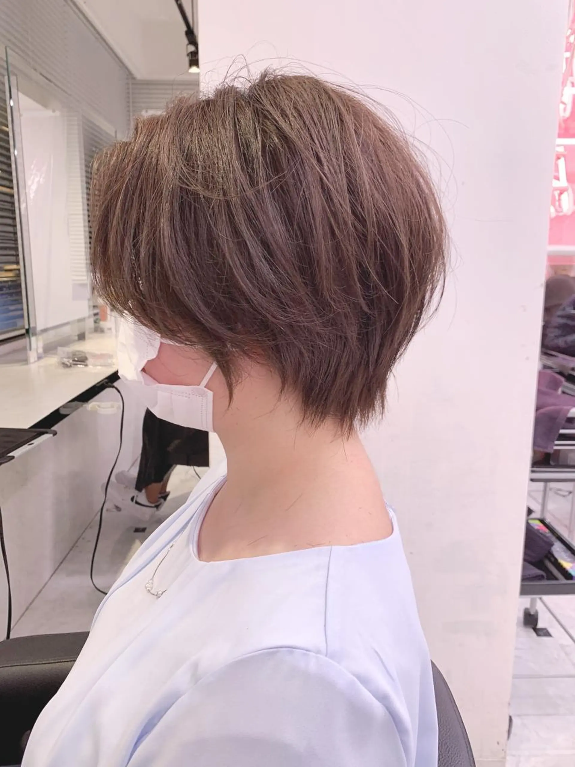 ショート 【赤み消しカラー】 中野浩太のヘアスタイル