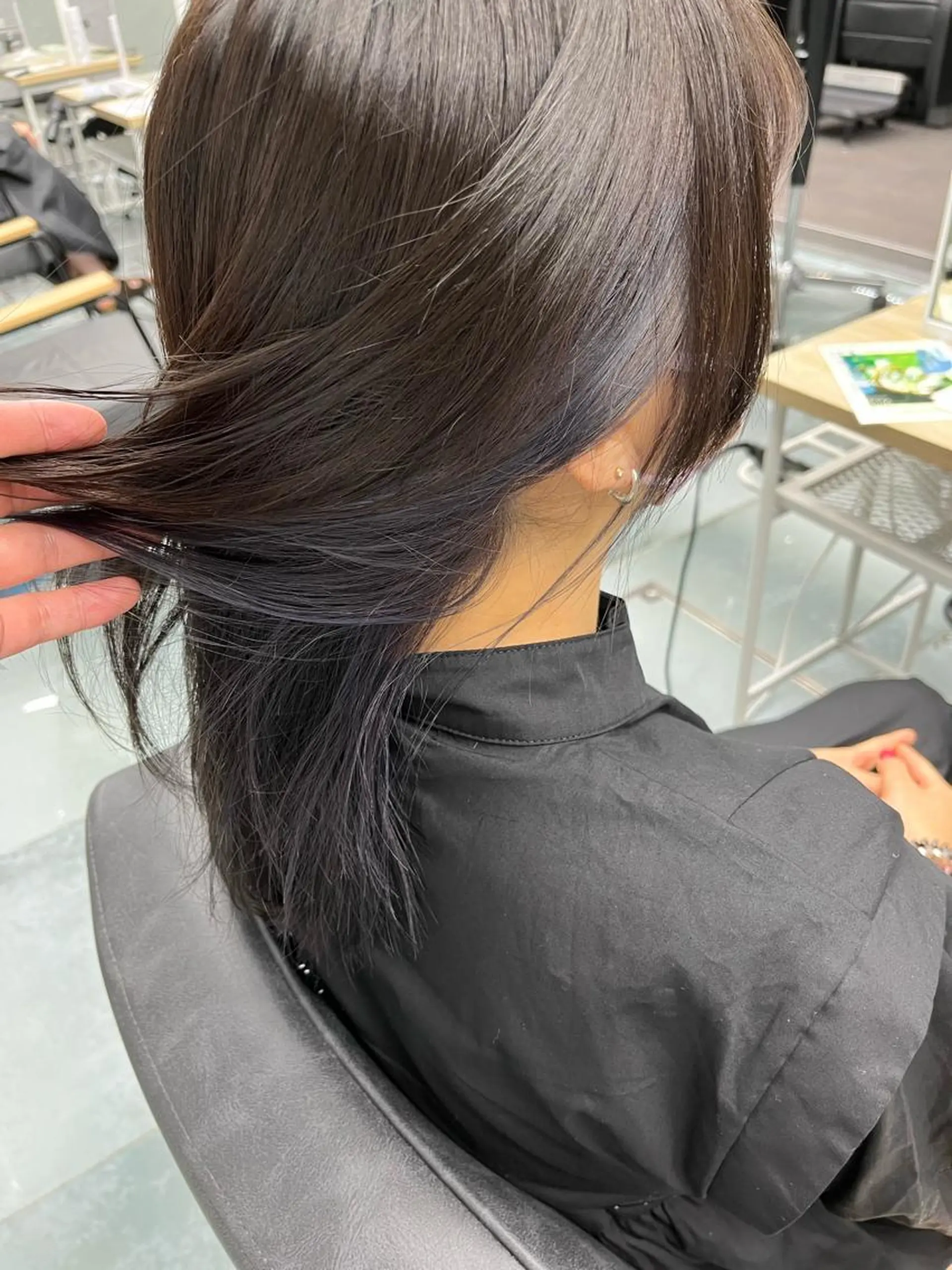 セミロング カラー インナーカラー 【メンズ特化】 寺田遥輝のヘアスタイル