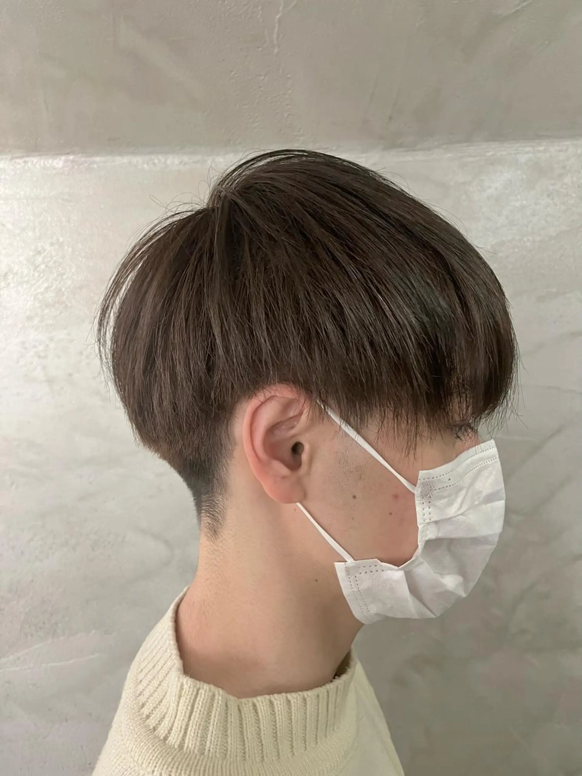 カラー メンズ メンズブリーチ ベージュカラー ブリーチ ブリーチなしカラー FUJINO RYOのヘアスタイル