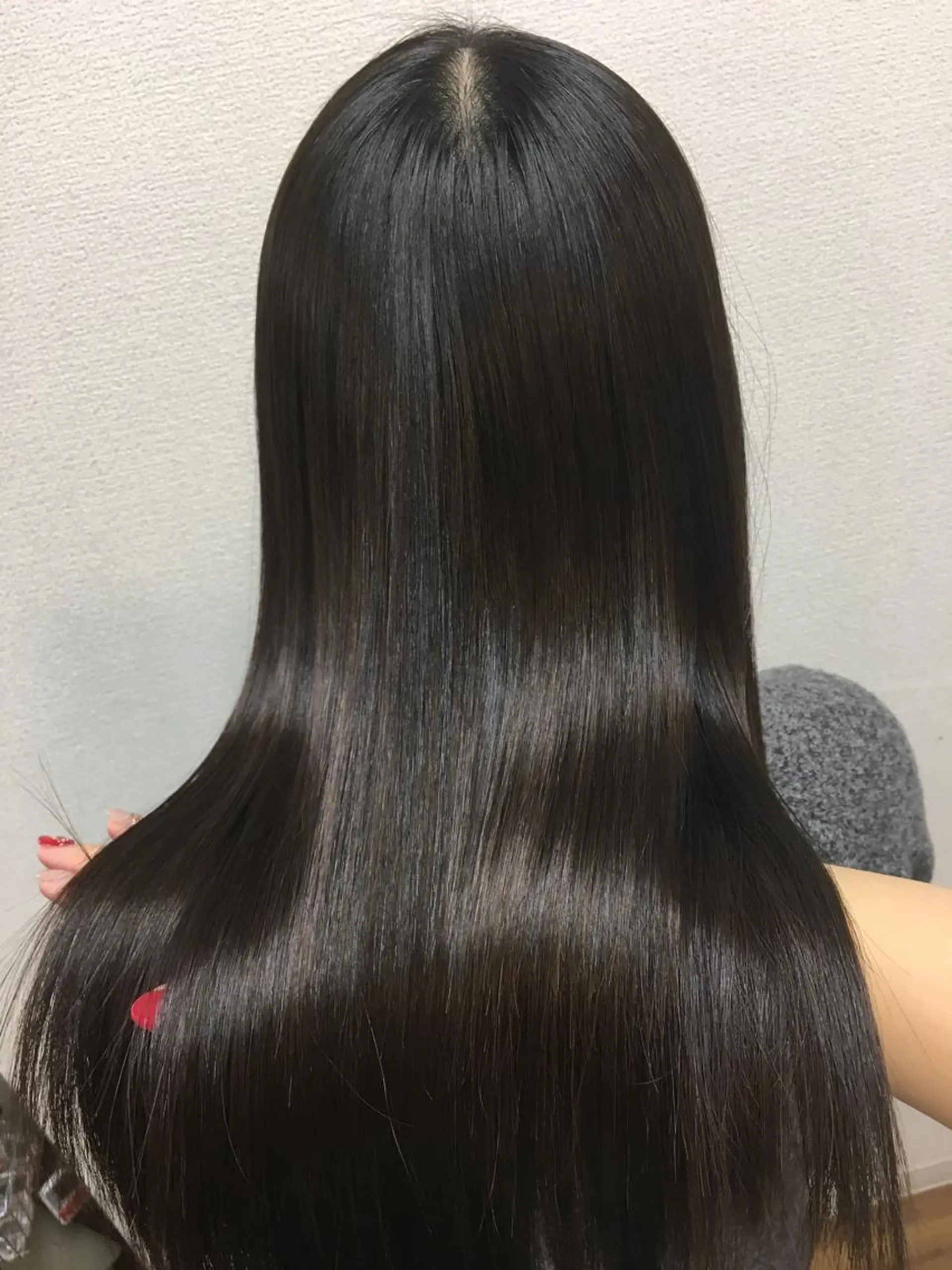 セミロング カラー パーマ PALETTE(パレット)所属・SHIORI💜艶々 柔らかカラーへ💜のヘアスタイル