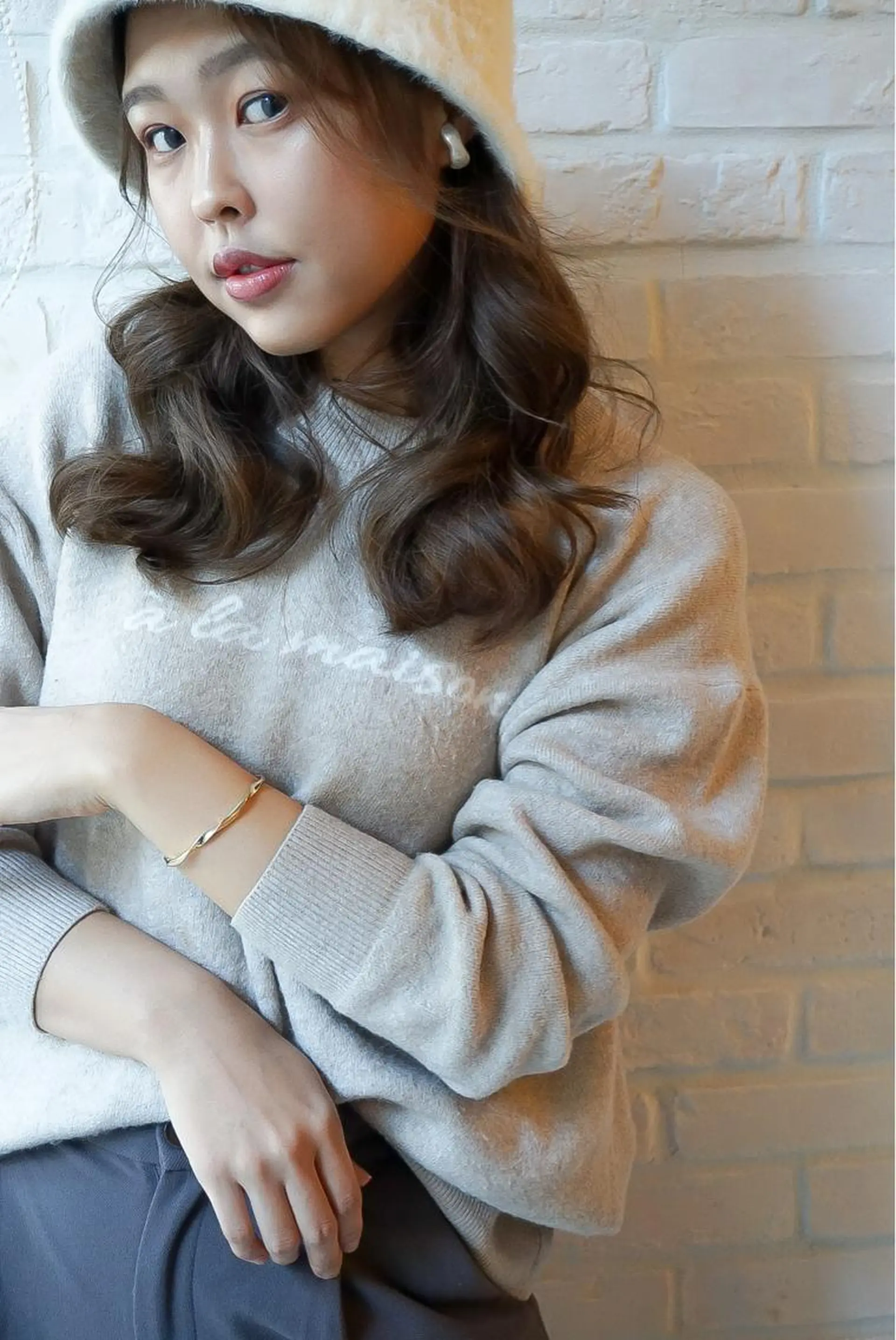 セミロング ヘアアレンジ 飯塚 沙衣のヘアスタイル