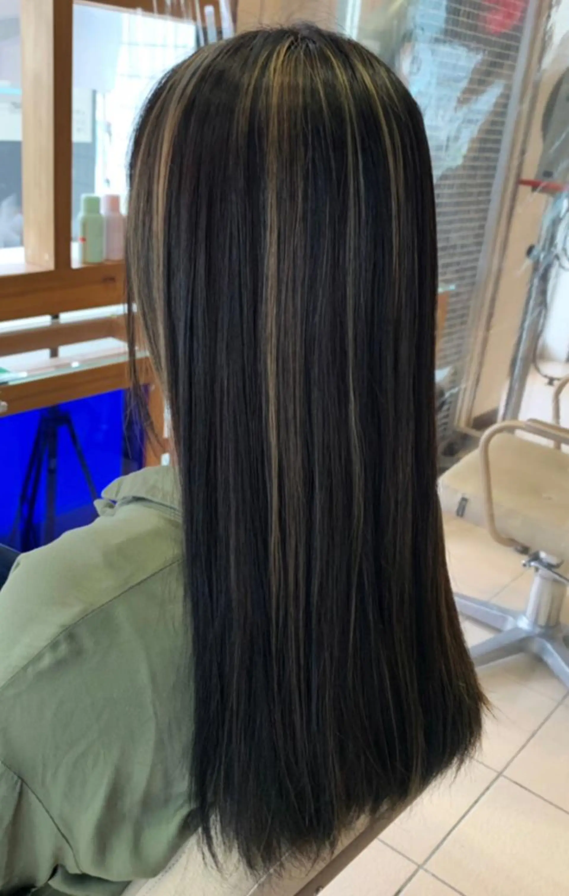 ロング カラー ヘアアレンジ ハイライトカラー ハイライト 美容室sand 横浜のヘアスタイル