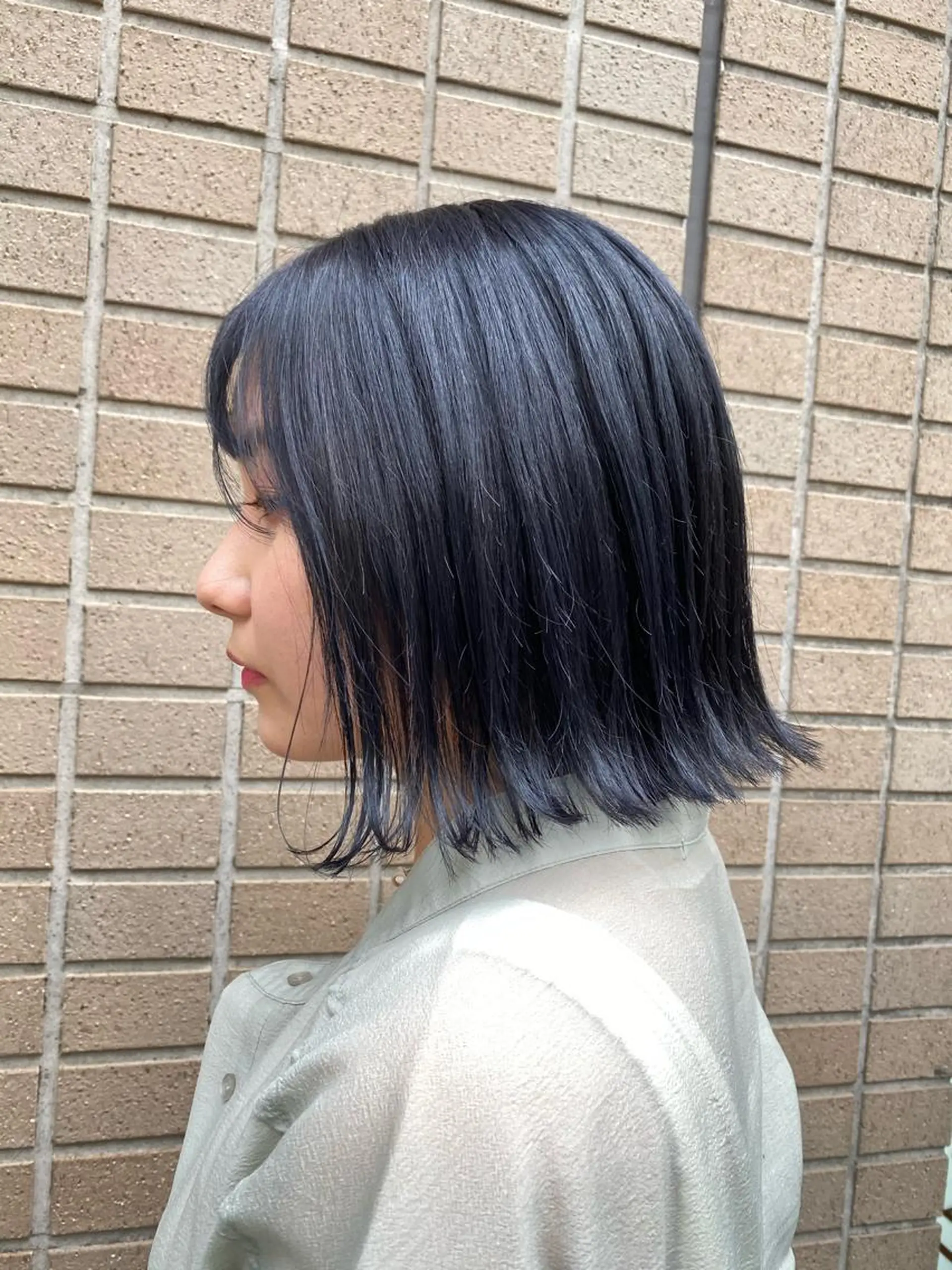 ミディアム カラー ヘアアレンジ 酸性縮毛矯正で作る 艶髪/渡邊祐子のヘアスタイル