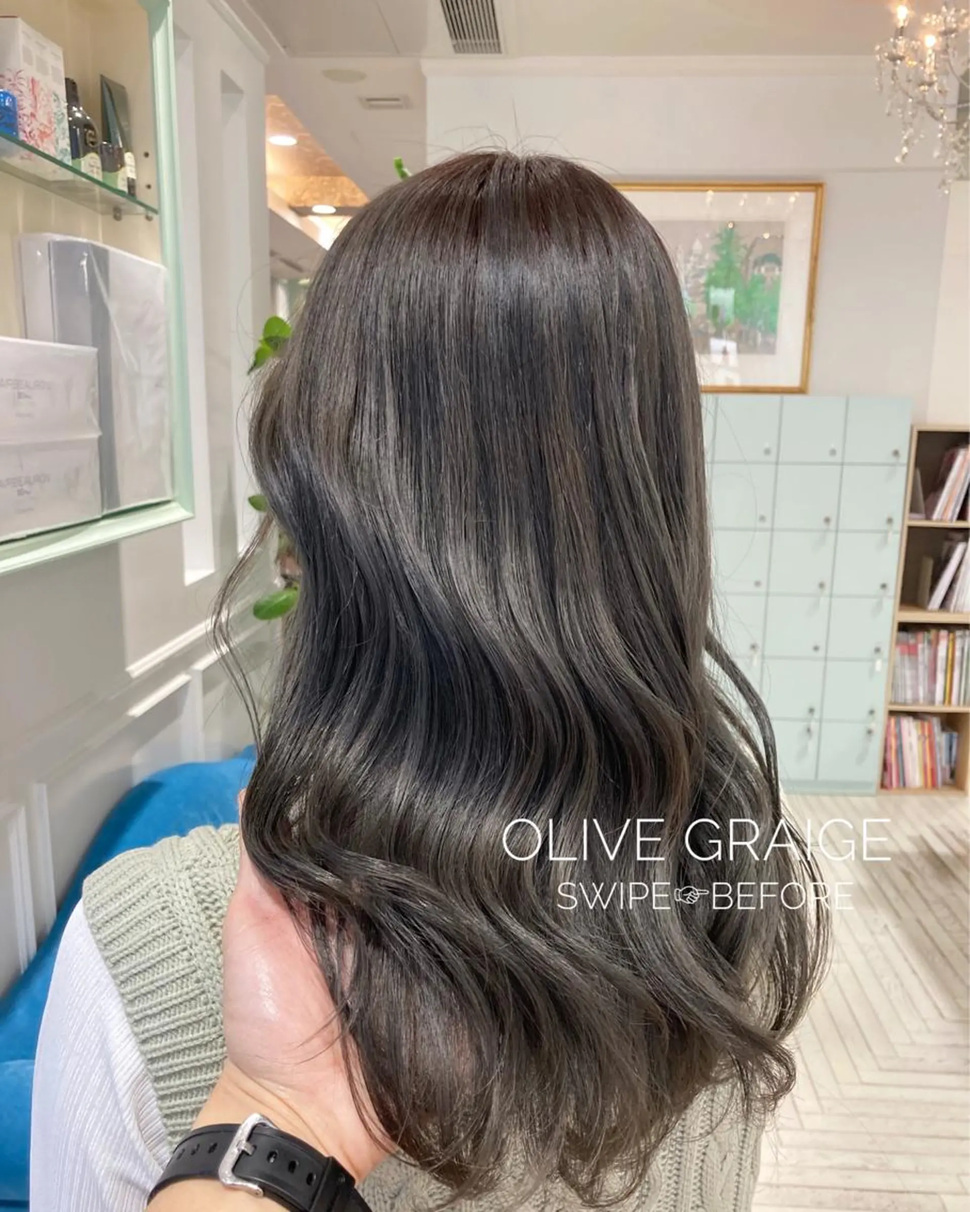 ロング カラー パーマ ヘアアレンジ インナー指名多数🌟 Shion✂️のヘアスタイル