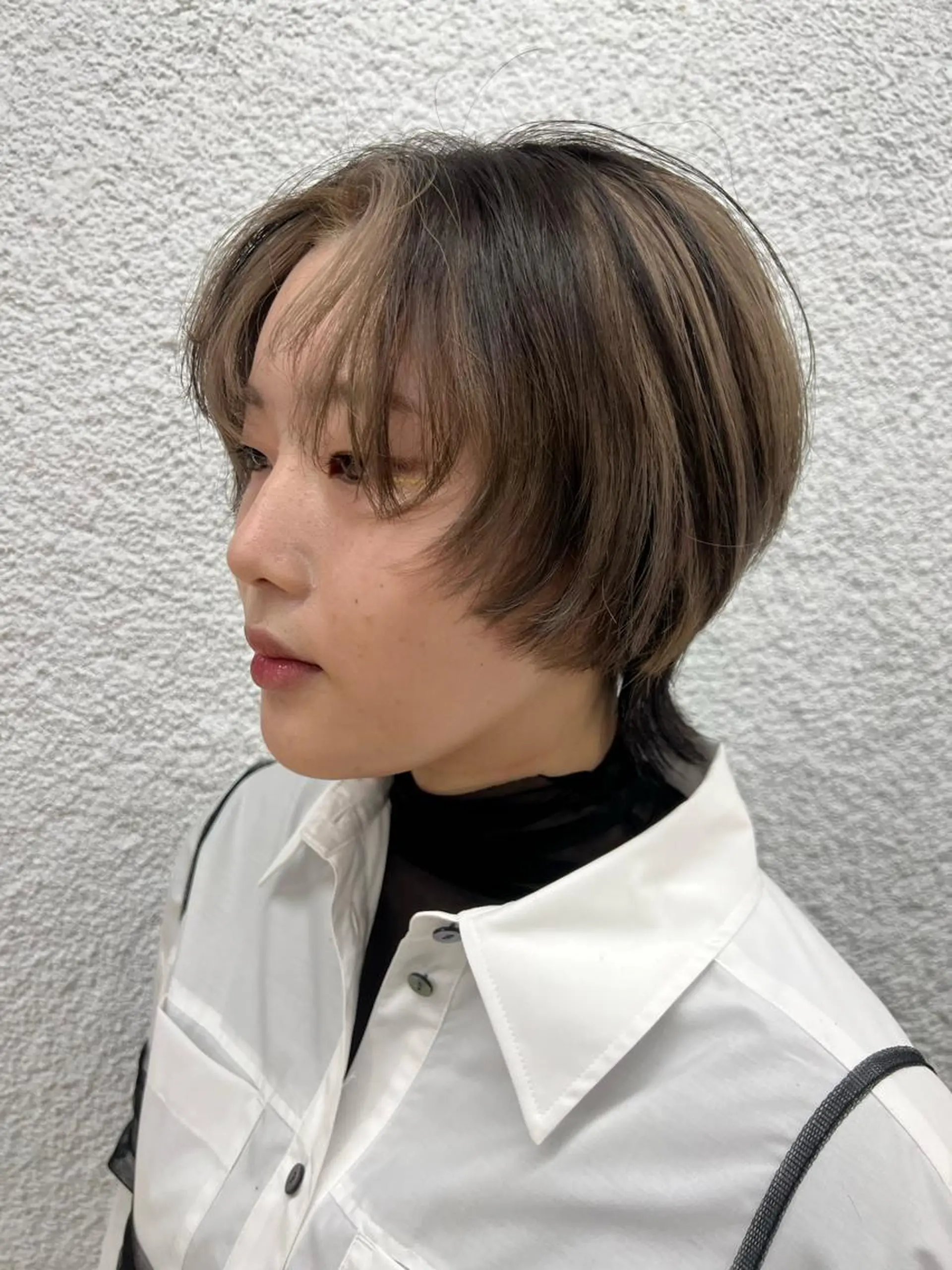 ミディアム カラー オタク美容師💟 チバコナツのヘアスタイル