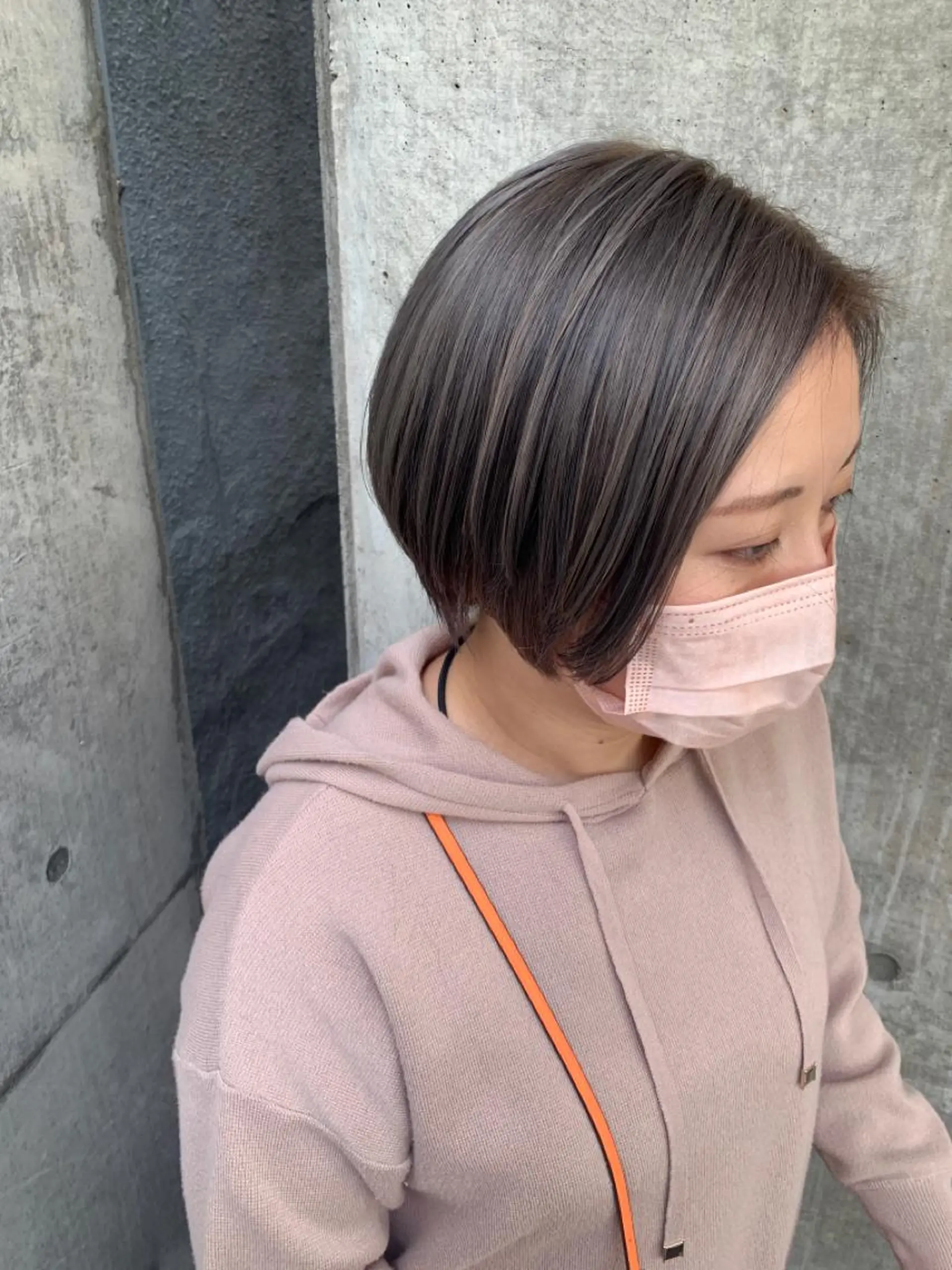 ショート カラー ヘアアレンジ キッズ ショートボブ バレイヤージュ ブリーチ ケアブリーチ 透明感カラー ヘアカラー 🌈難波🌈ベージュ カラー【ヒロム】のヘアスタイル