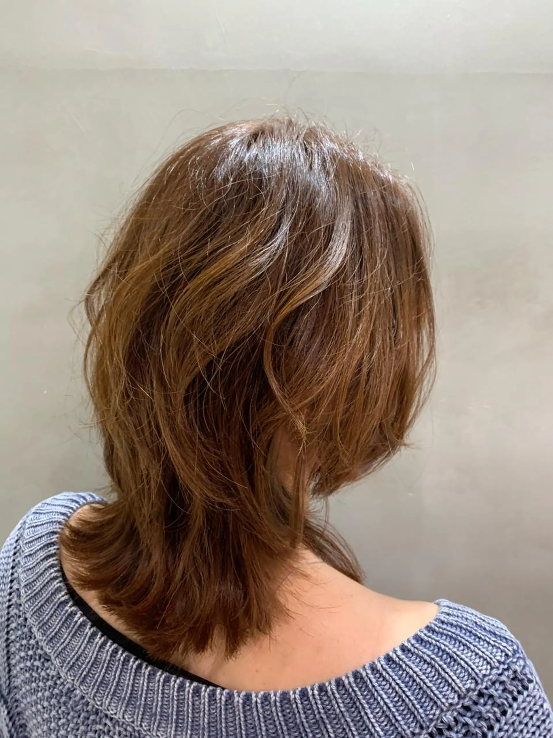 セミロング レイヤーカット mono.所属・南茨/ヘッドスパ /カット/momoのヘアスタイル