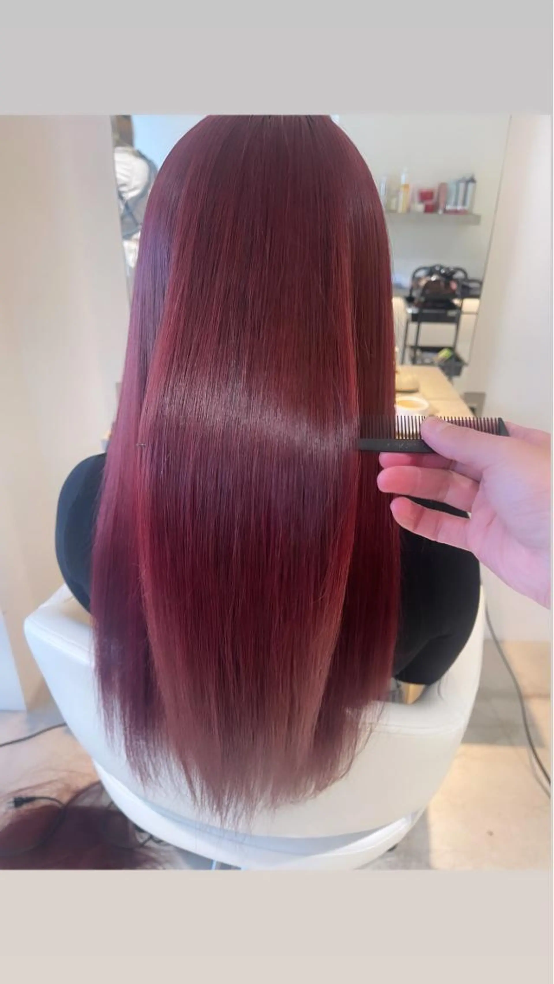 ロング カラー ヘアカラー トリートメント ヘアセット モテ髪提案します💕 髪質改善宗一郎のヘアスタイル