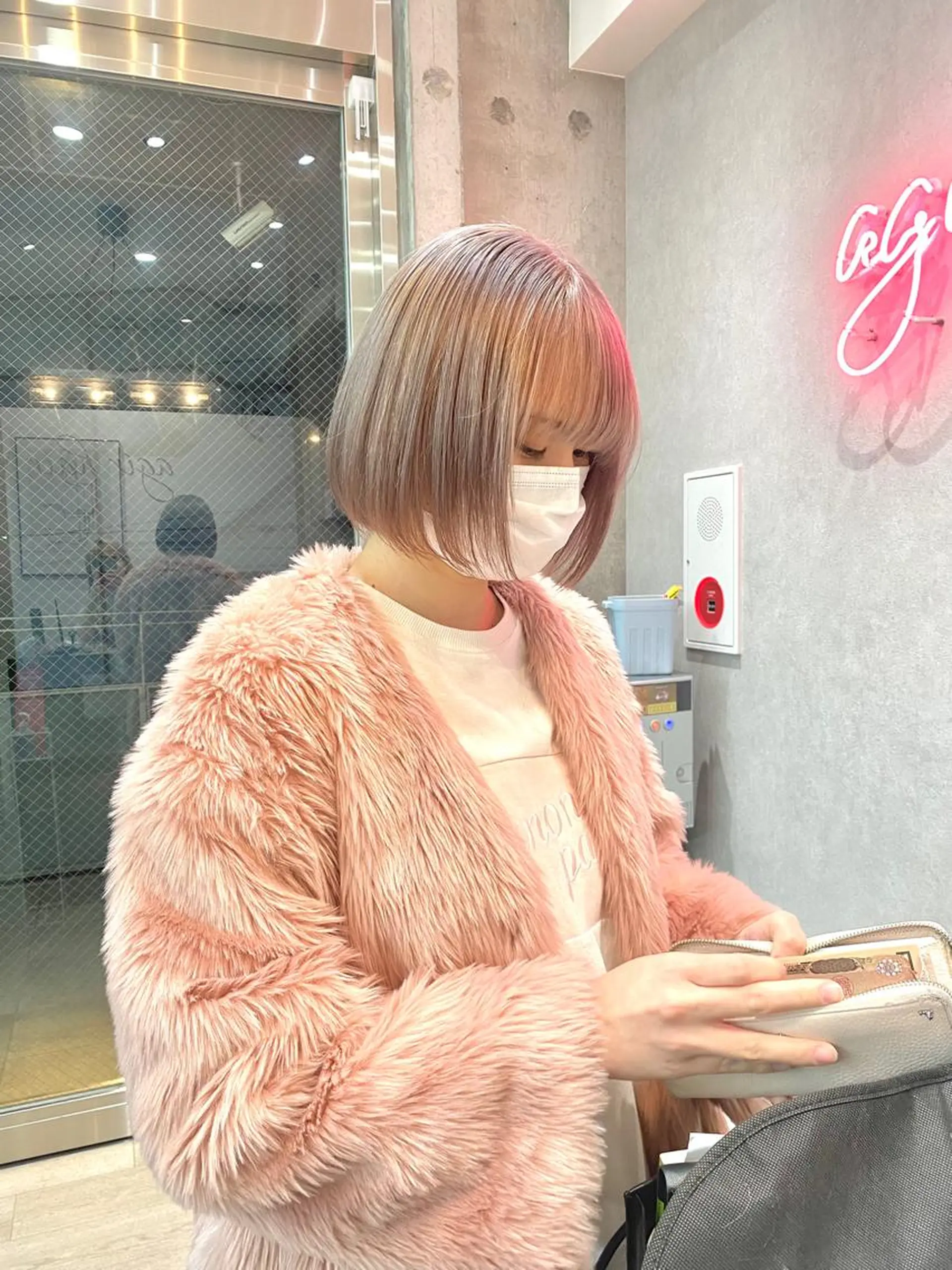 ショート カラー ヘアアレンジ ヘアカラー ♡韓国風ヘア 🐈♡MIHOのヘアスタイル