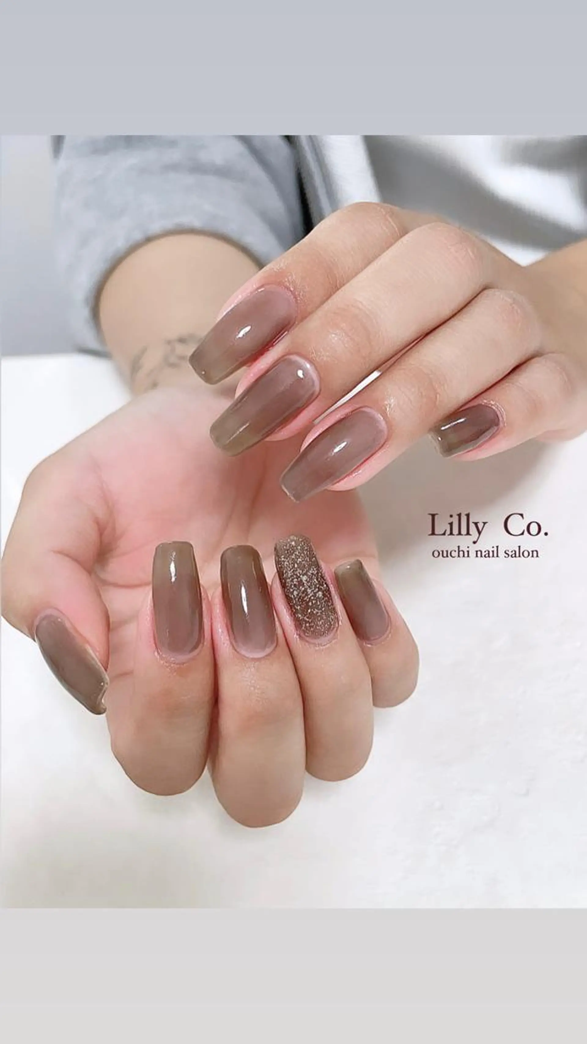 ネイル ワンカラーネイル ハンドネイル ハンドケア Lilly Co.のネイルデザイン