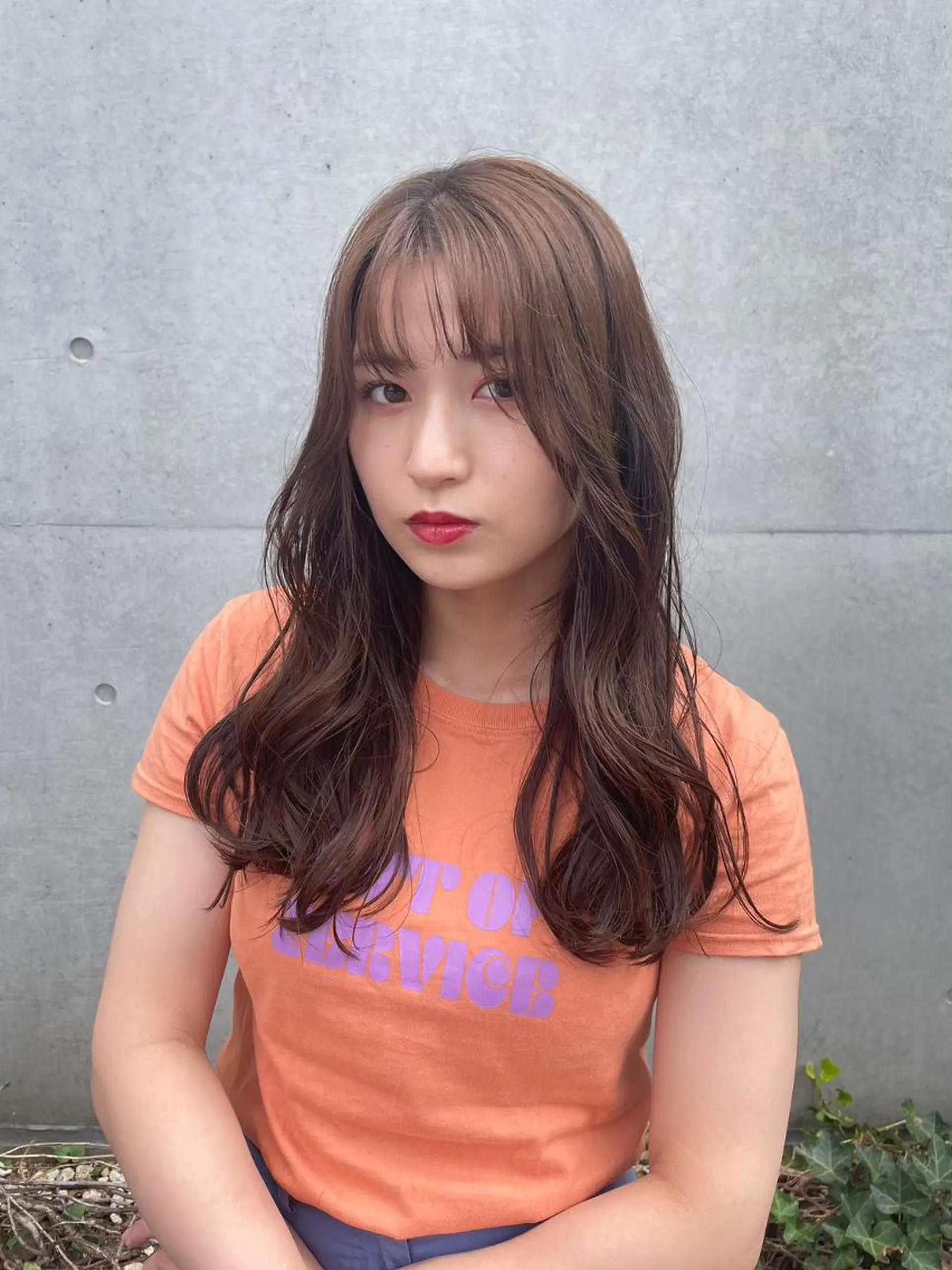 ロング カラー カット ヘアカラー トリートメント 💚Forest Mirror💚のヘアスタイル