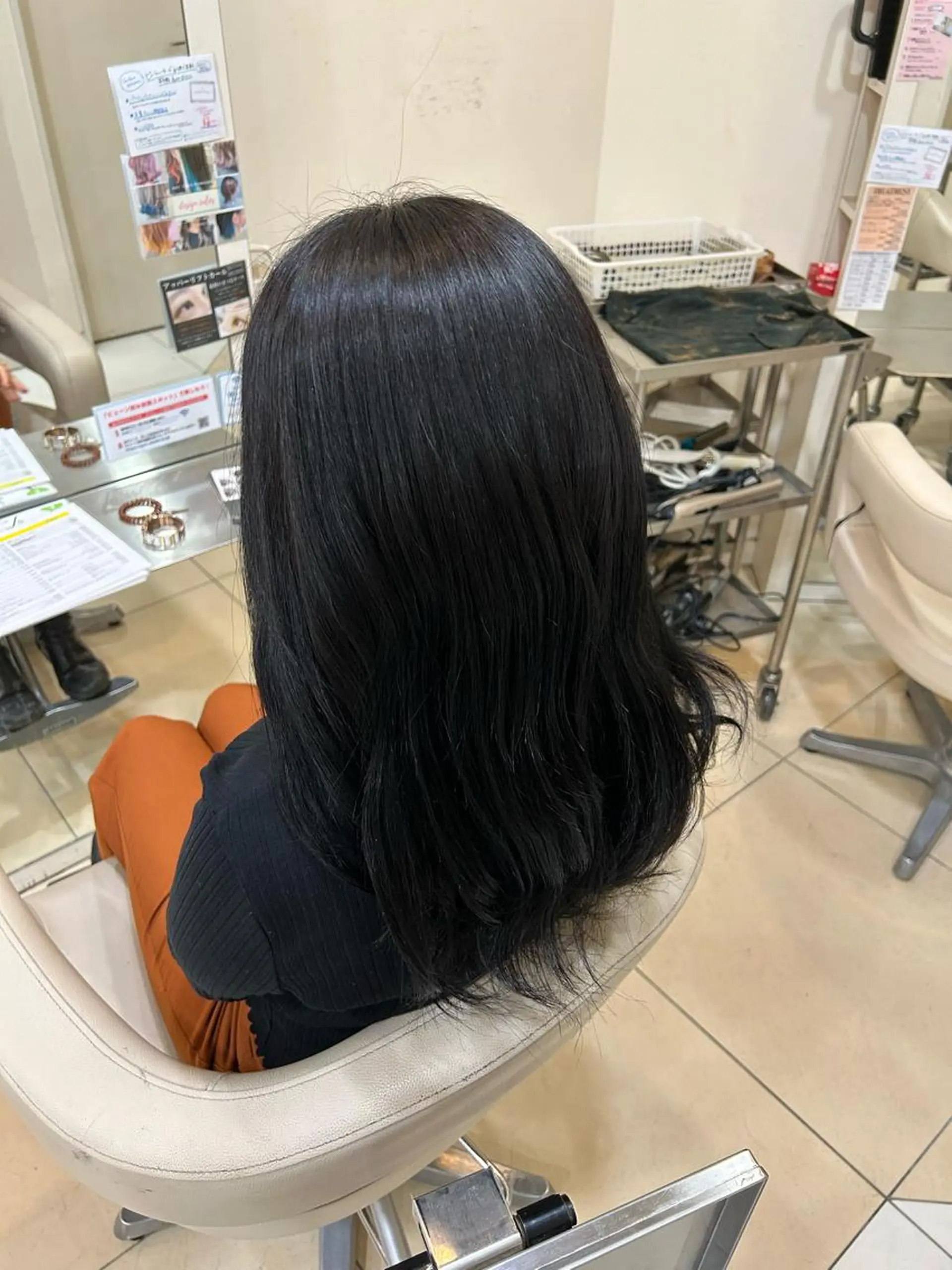 ロング カラー nakano amiのヘアスタイル