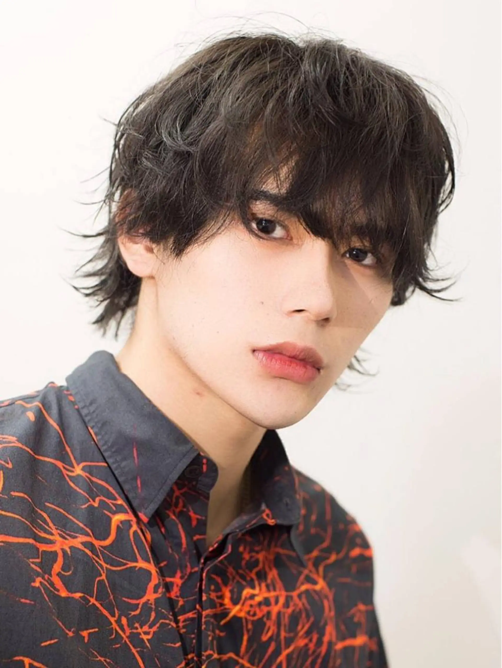 ミディアム メンズ 千葉 慎也のヘアスタイル