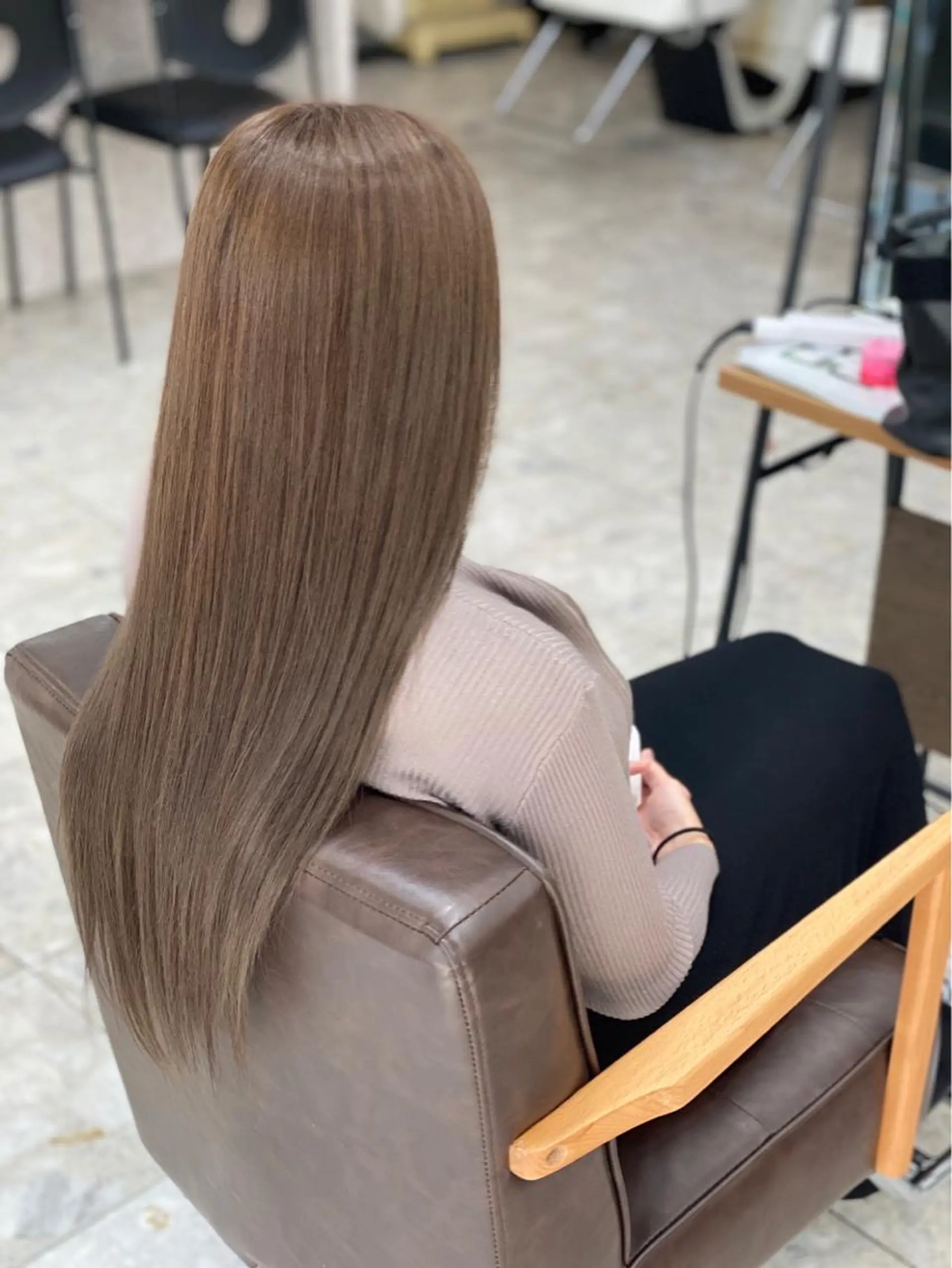 ロング カラー 白髪ぼかしハイライト 白髪ぼかしカラー中澤のヘアスタイル
