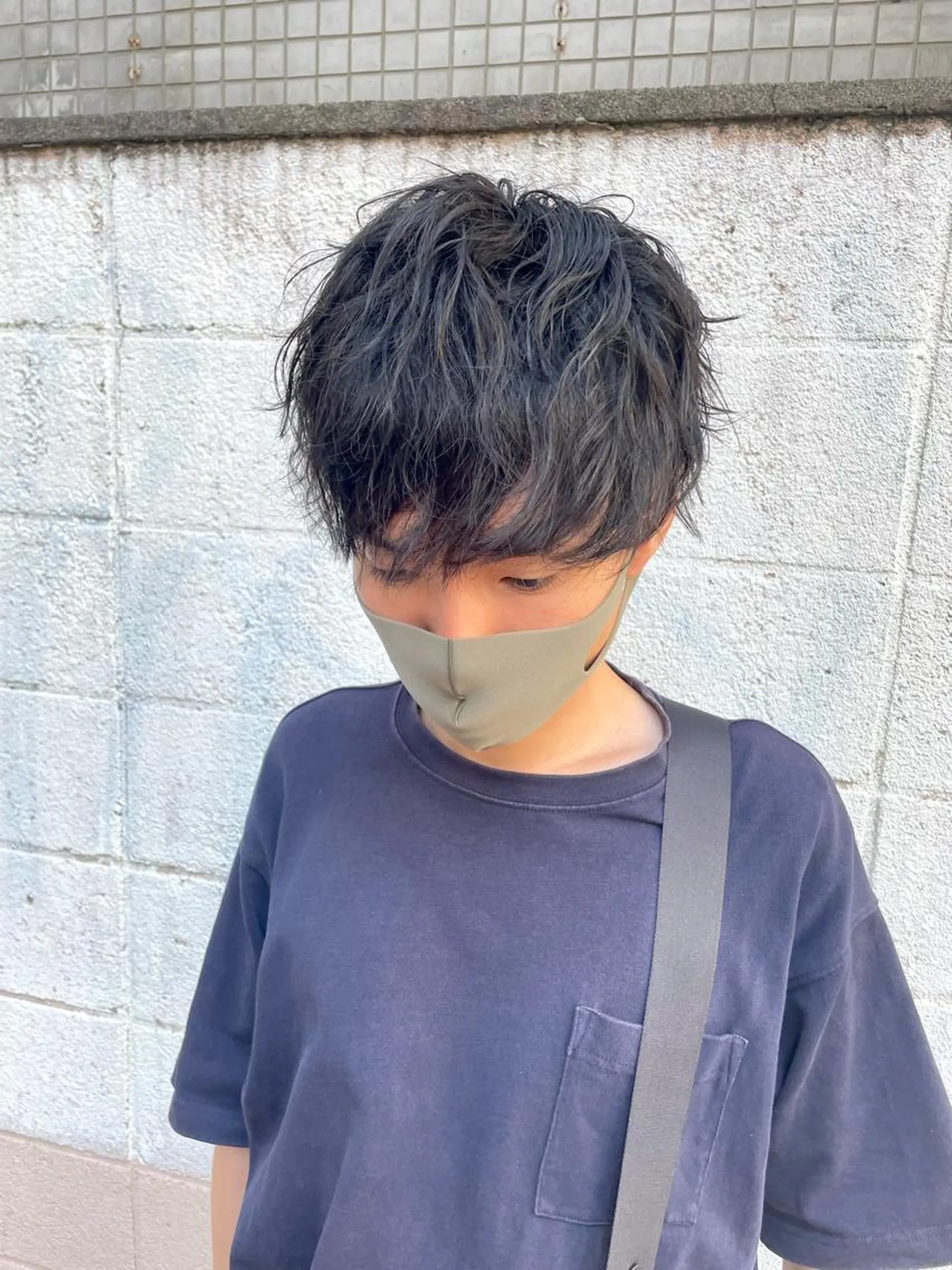 ミディアム 渋谷 ミモザワークス タニグチヨシユキのヘアスタイル