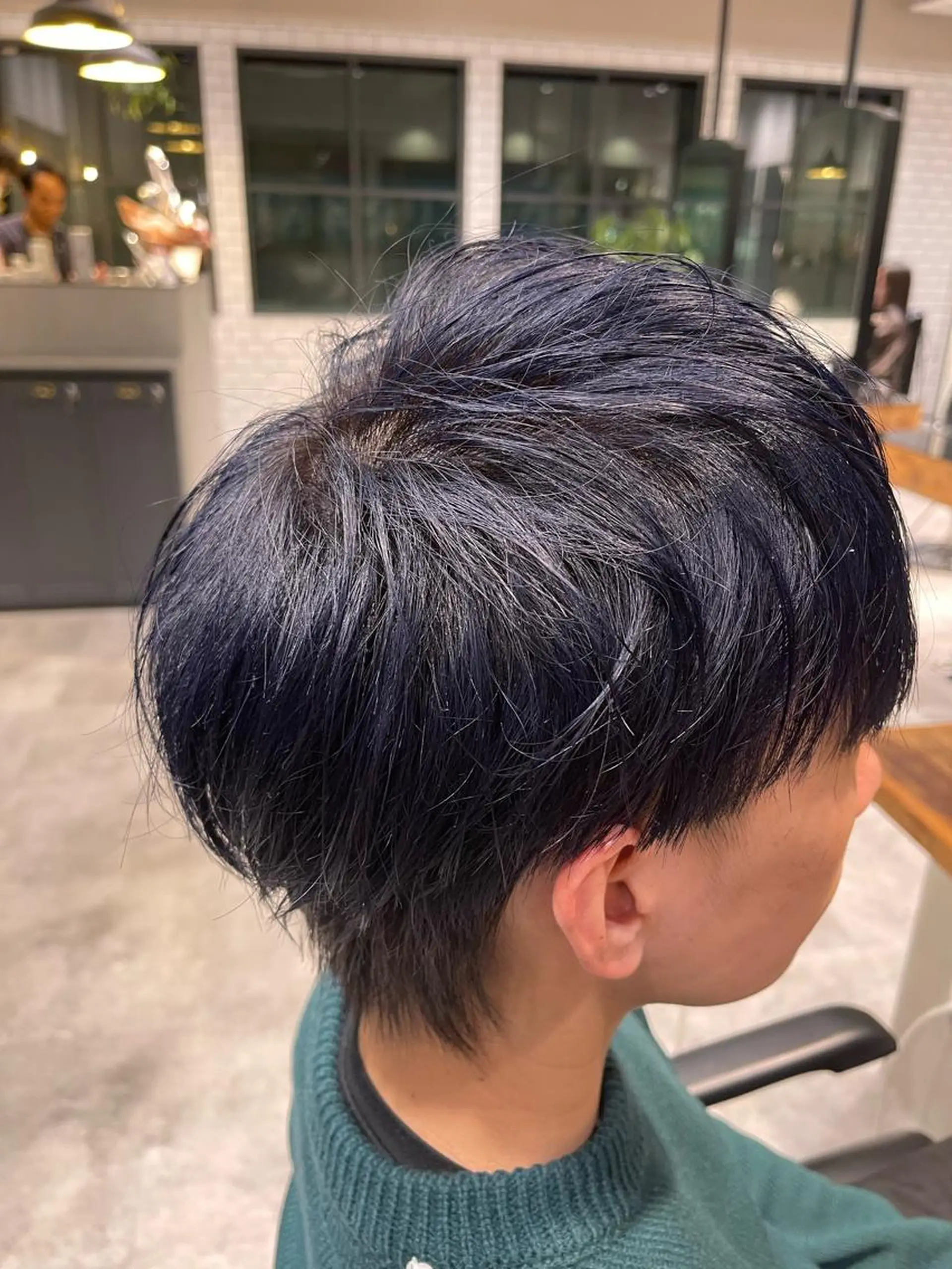 ショート カラー メンズ カット ヘアカラー メンズパーマ/ スパイラル　渡邉凌のヘアスタイル