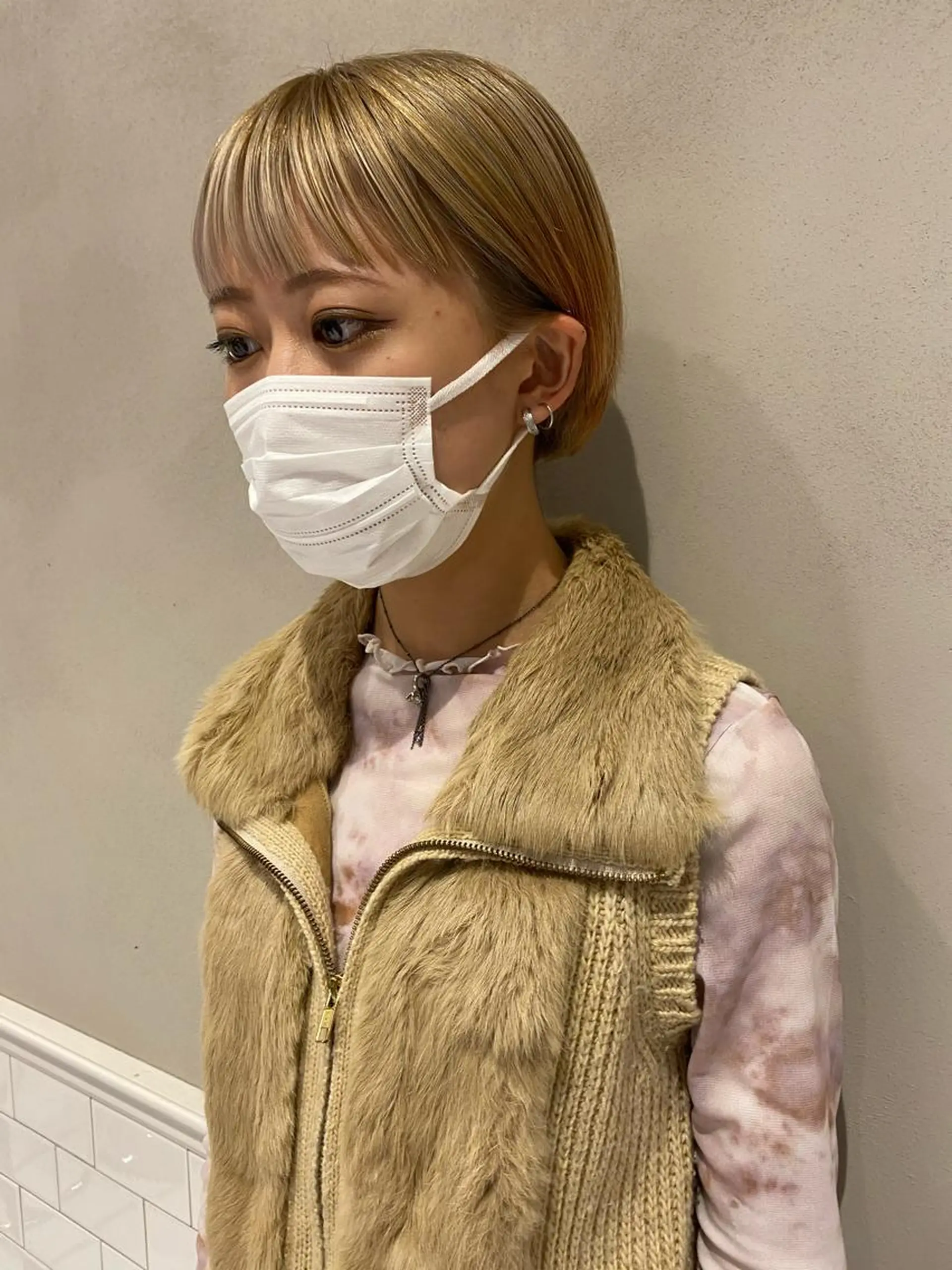 ショート カラー cie所属・ボブ/ミニボブ 透明感カラーkadoのヘアスタイル