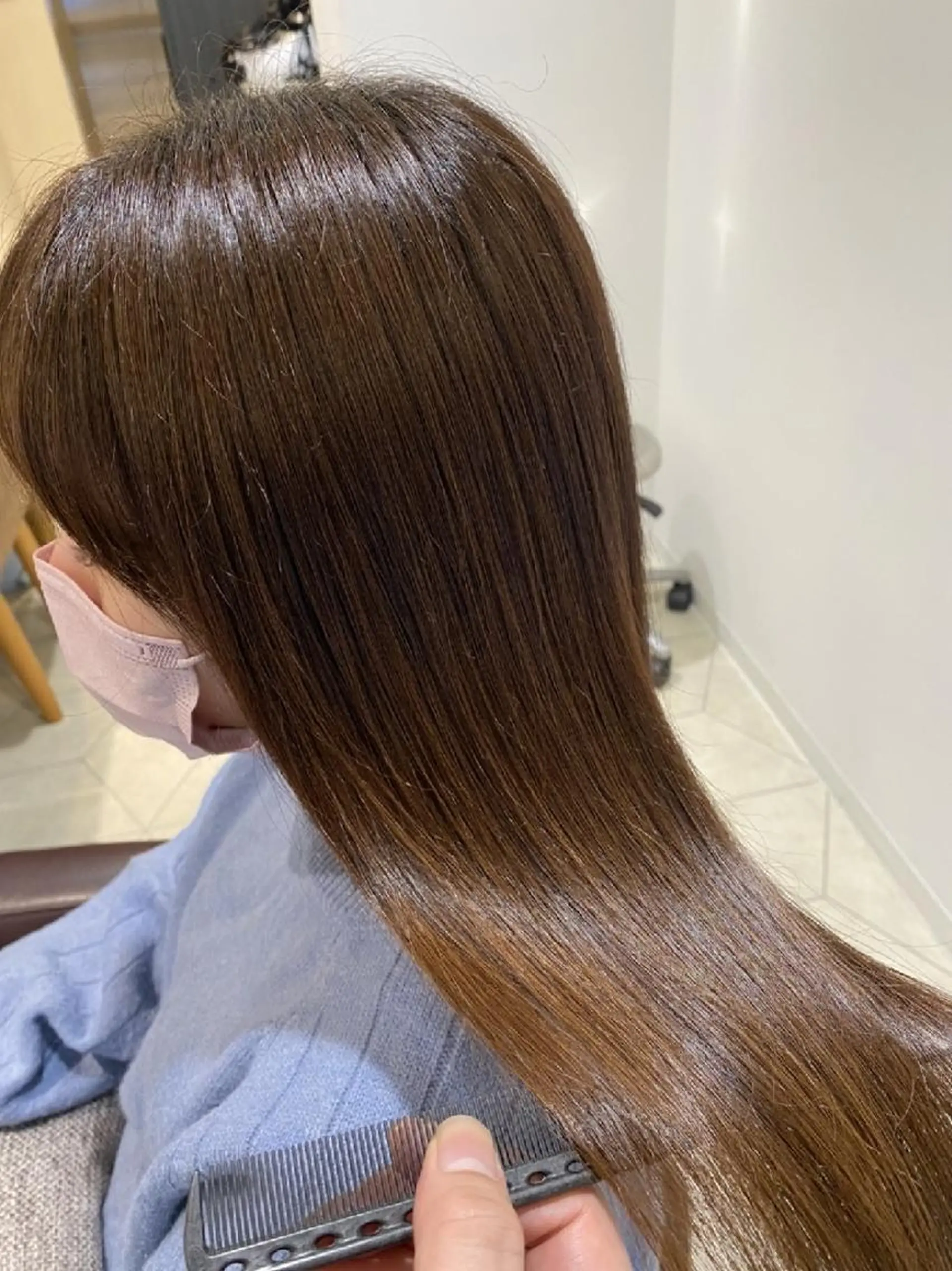 ロング 髪質改善 トリートメント 24時間営業中‼️ 髪質改善/美容師レムのヘアスタイル