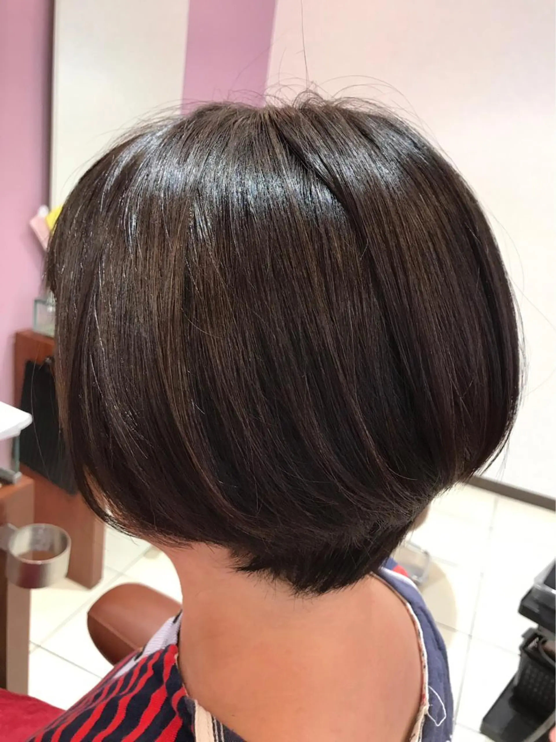 ショート カラー イルミナカラー 髪質改善 トリートメント 大阪長居🌱野見山 卓也のヘアスタイル