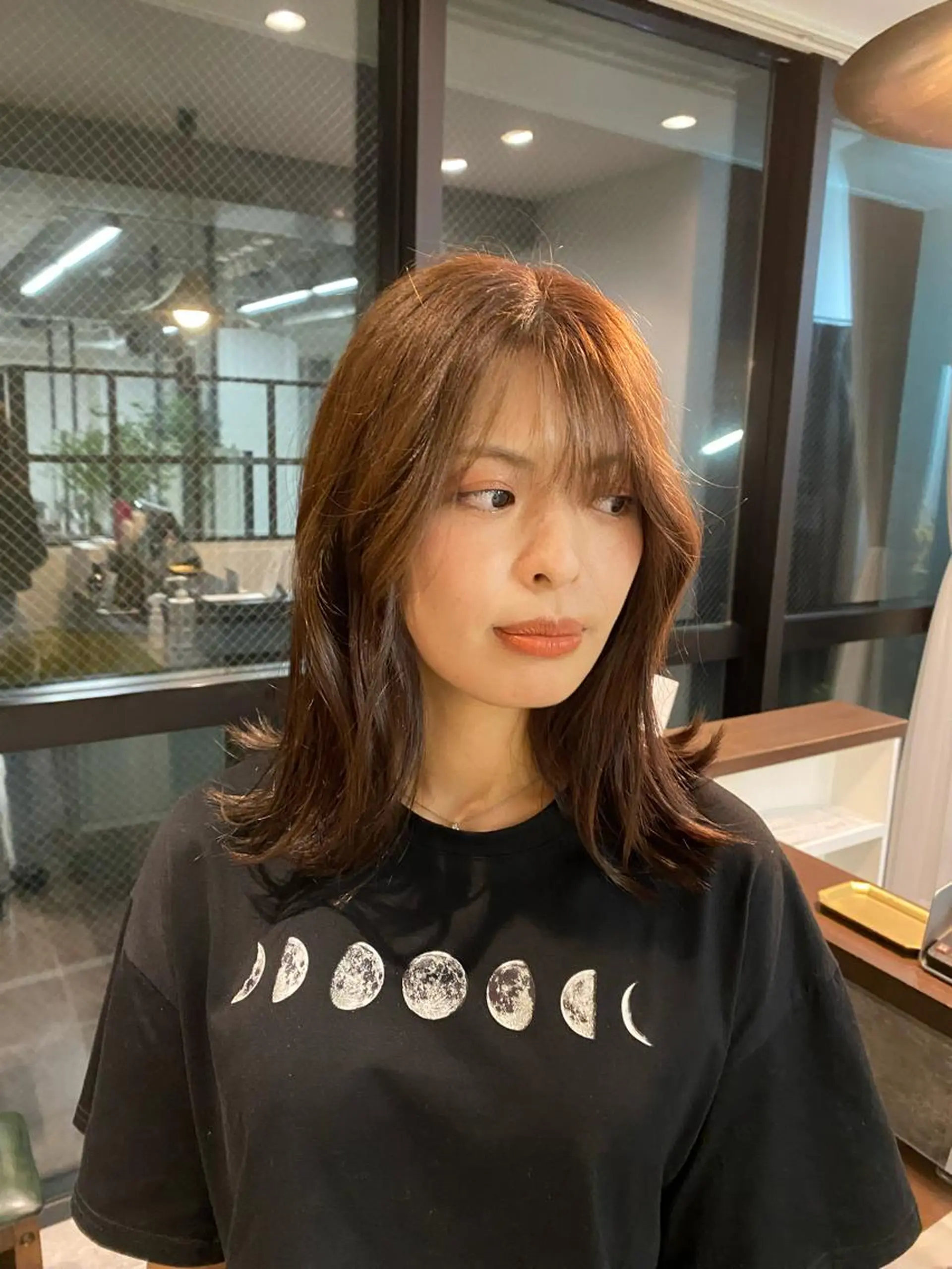 ミディアム 髪質改善/縮毛矯正/ 透明感カラーYUMAのヘアスタイル