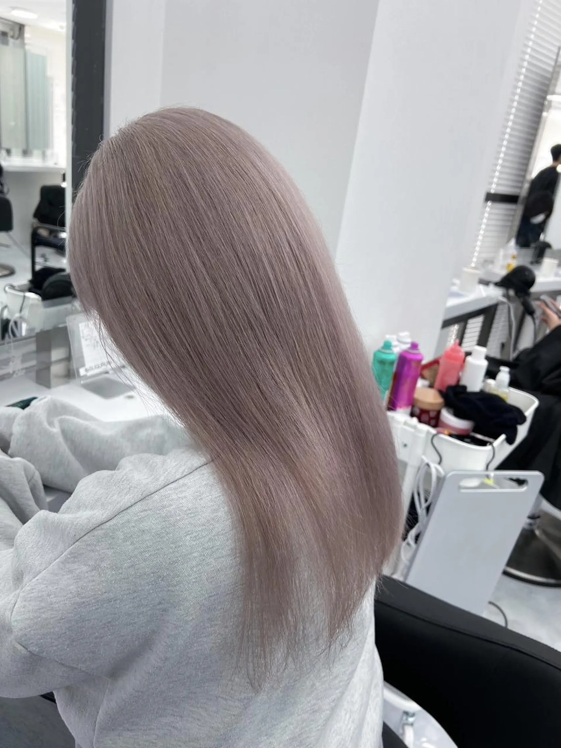 ロング カラー ブロンド ラベンダーカラー カット ヘアカラー ♡ダブルカラー特化♡ miyuのヘアスタイル