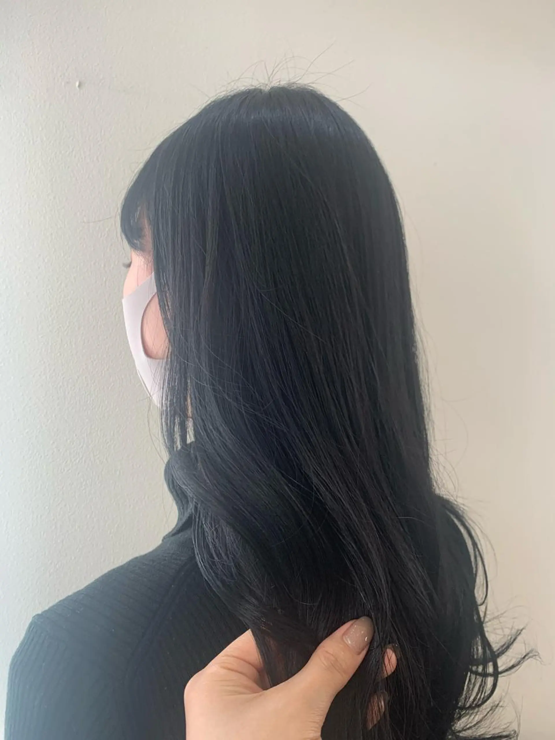 ロング カラー 黒髪 現地韓国ヘア🇰🇷 Chisaki치사키のヘアスタイル