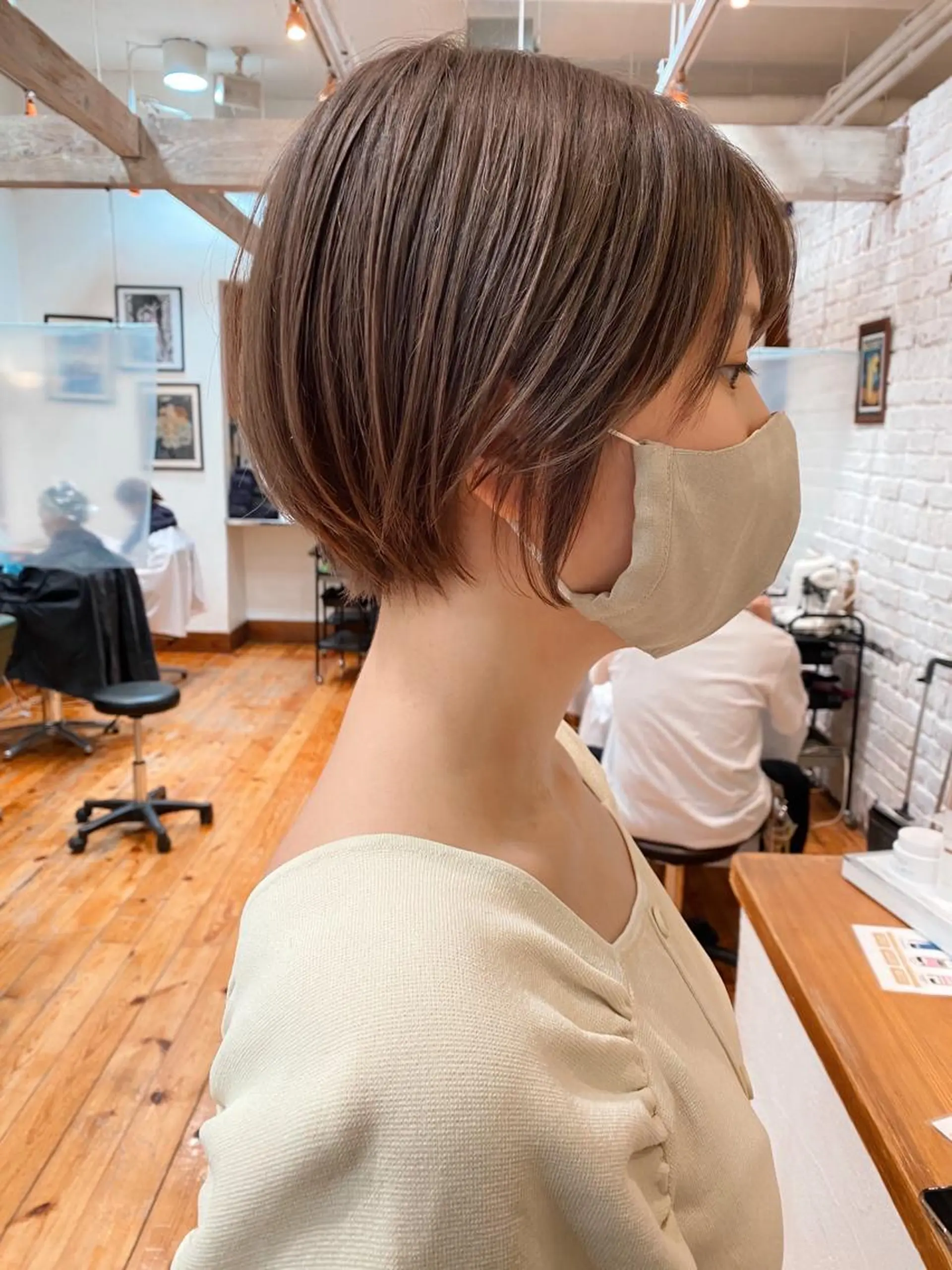 ショート カラー カット特化柏駅 徒歩3分LOUのヘアスタイル