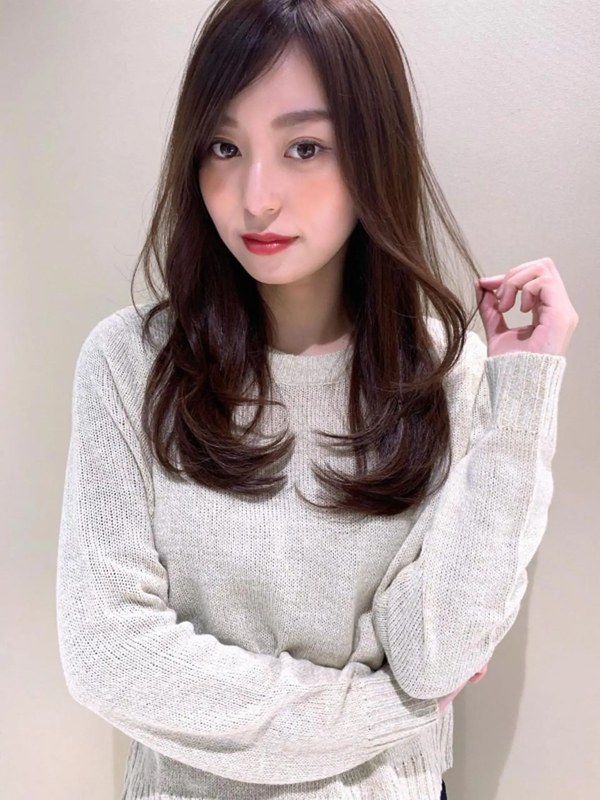 ロング カラー 💚ミヤマ アンナ☘️のヘアスタイル