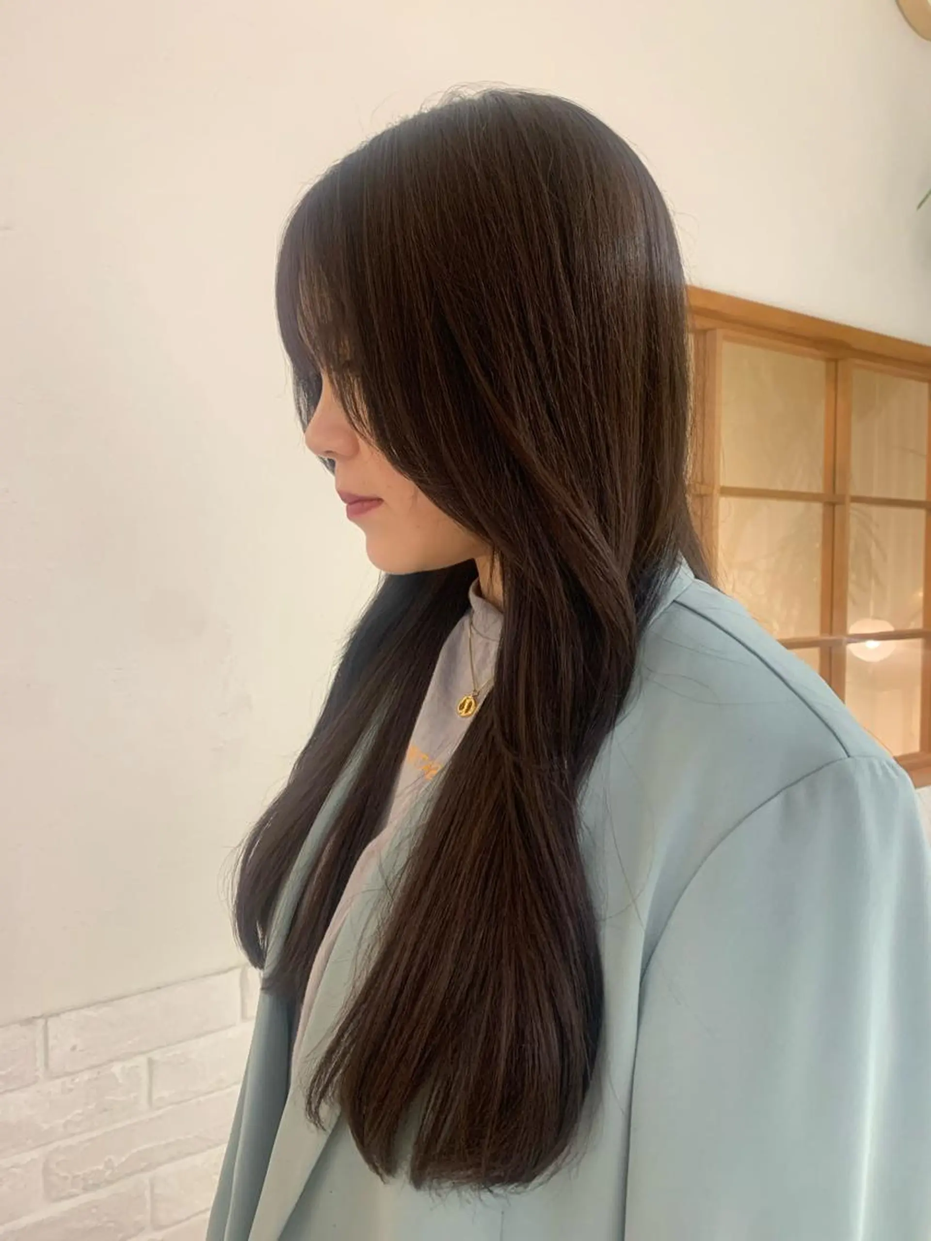 ロング カラー 顔周りカット レイヤーカット Lily hair design所属・🩰淡色系カラー／ 南ゆかり（女性のみ）のヘアスタイル