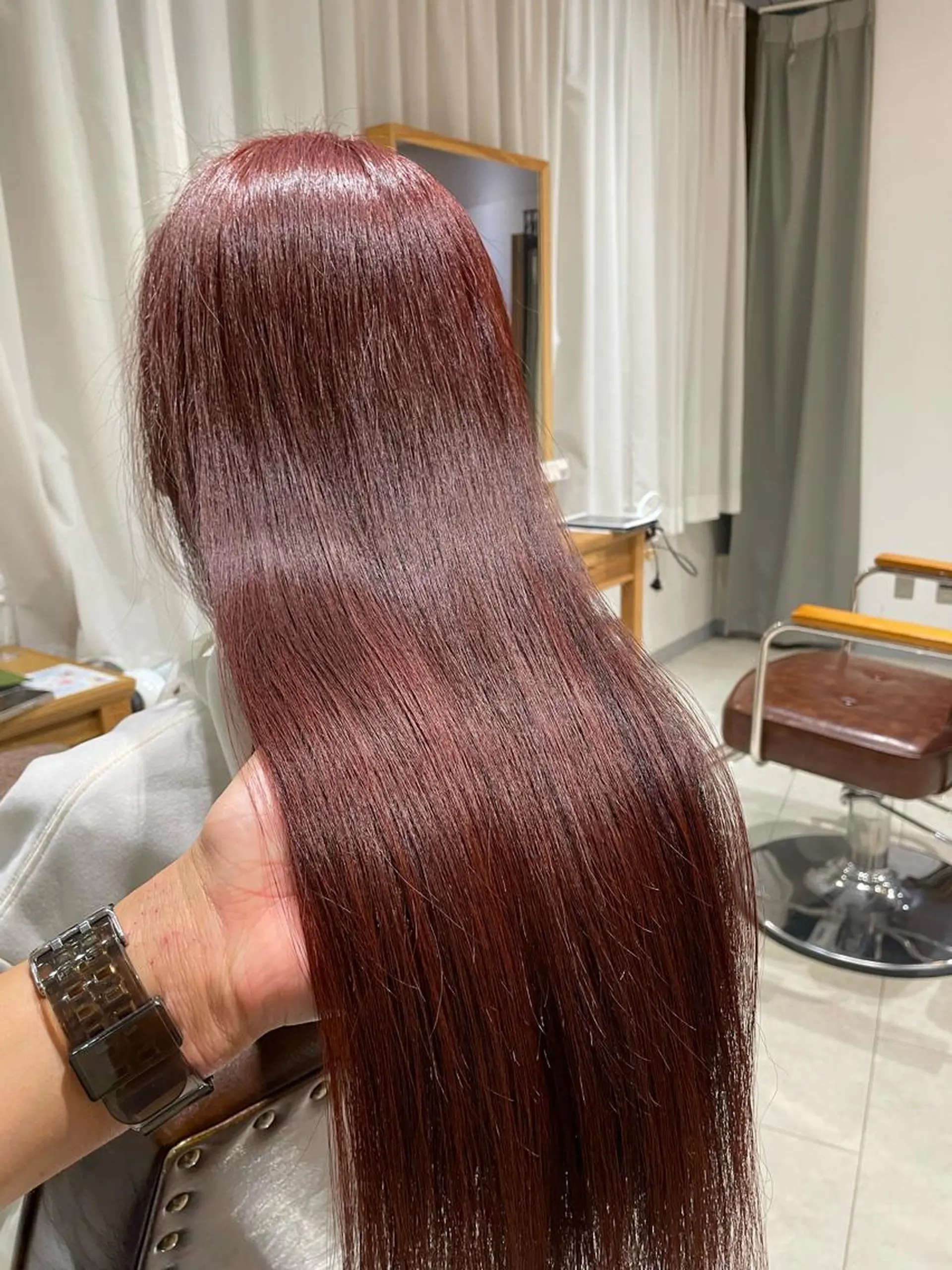 セミロング カラー 髪質改善 トリートメント カット ヘアカラー トリートメント ヘッドスパ 過去一の柔髪ヘア 🌿IVYjoureのヘアスタイル