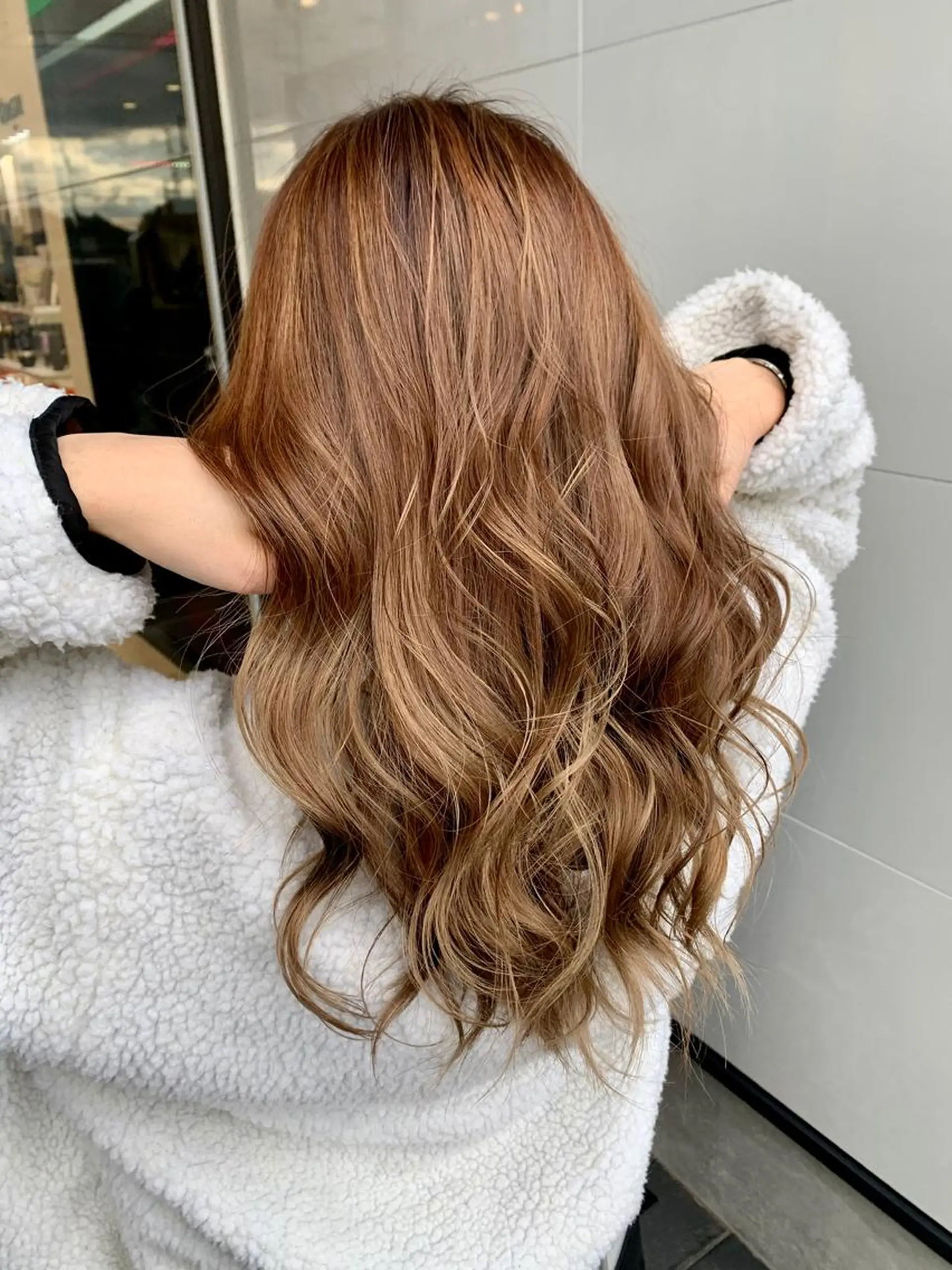 ロング カット ヘアカラー トリートメント slow所属・名取 純平のヘアスタイル