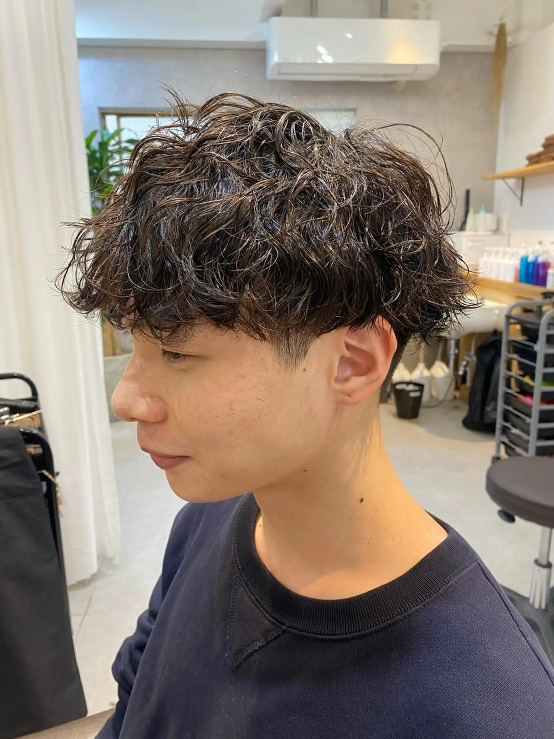 パーマ メンズ カット パーマ トリートメント Dxxxx III所属・オシャレ女性目線の 大人メンズ❁⃘*.ﾟのヘアスタイル