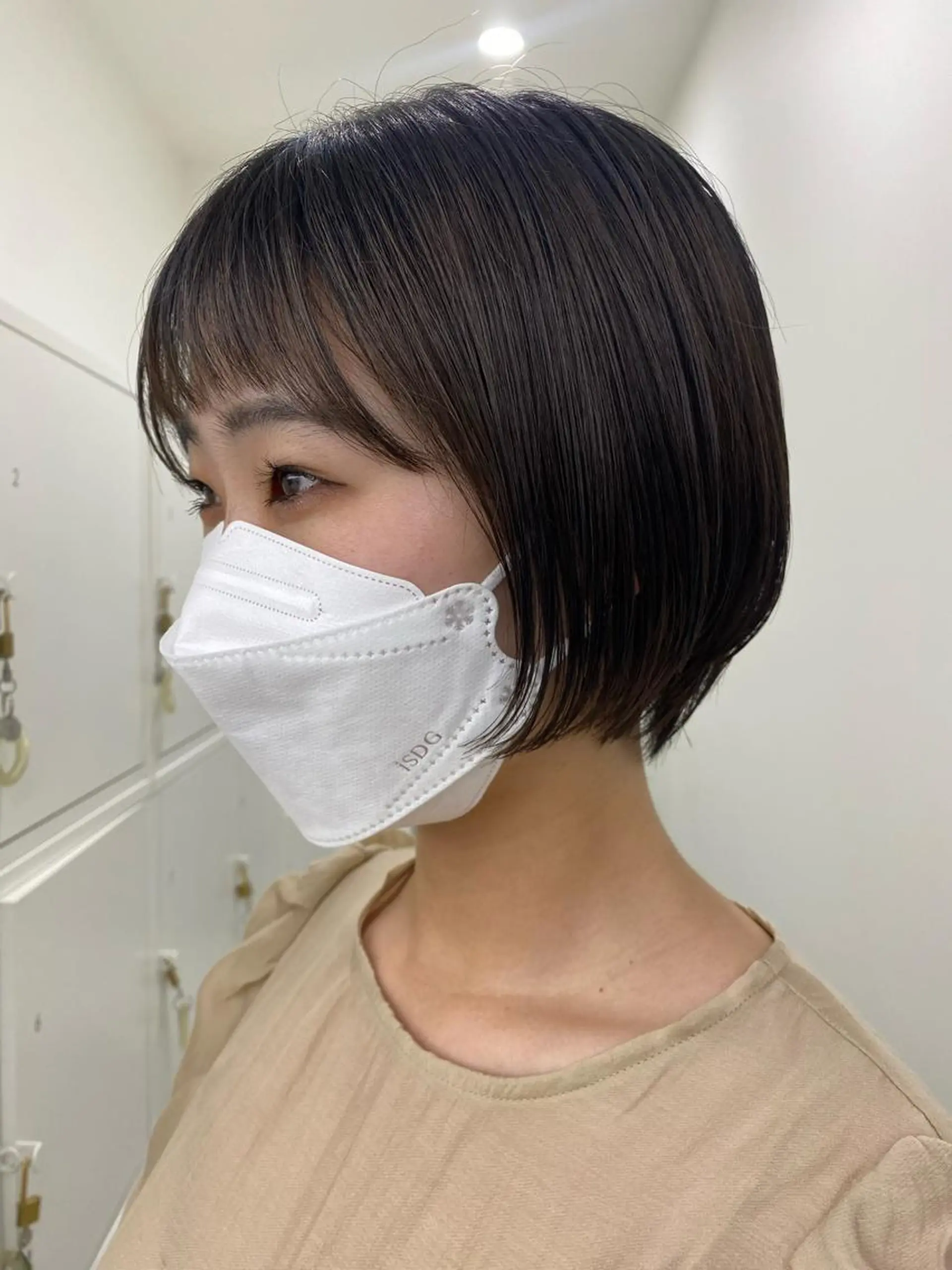 ショート ショートボブ ボブ ショートヘア 丸山 純奈のヘアスタイル
