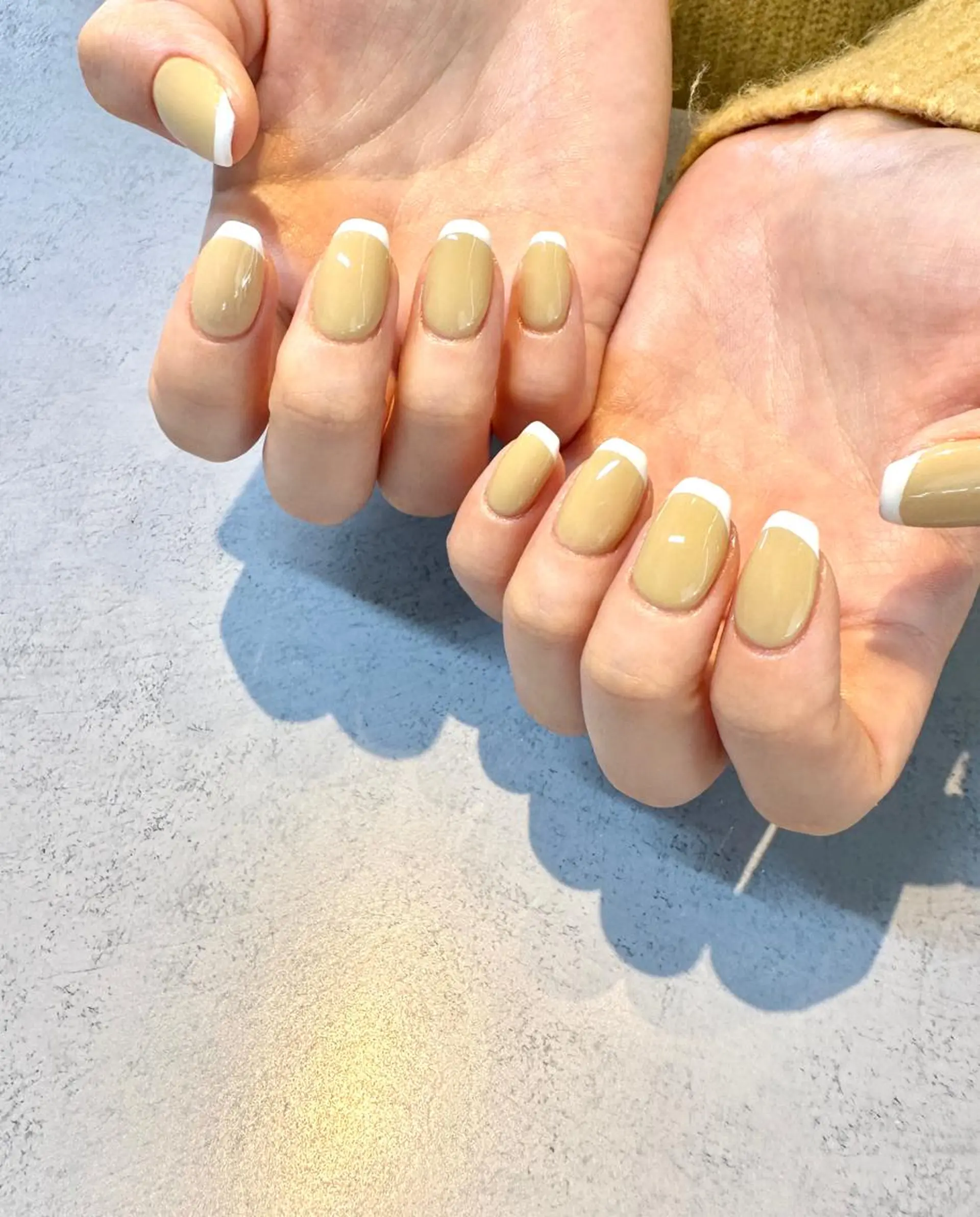 ネイル フレンチネイル ワンカラーネイル ハンドネイル Baden Nail ﾊﾞ-ﾃﾞﾝ ﾈｲﾙのネイルデザイン