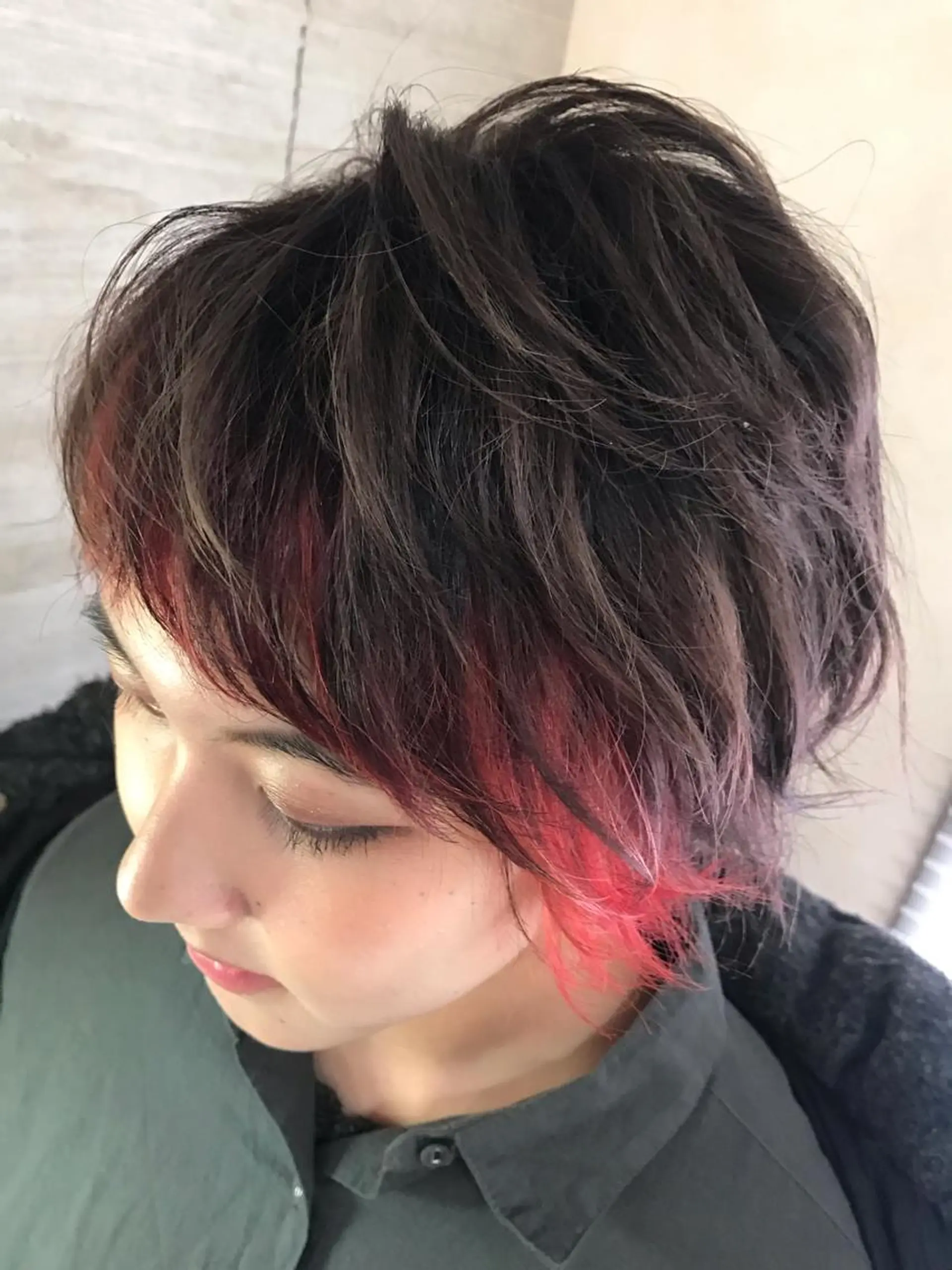 ショート カラー little×link 福岡所属・littlelink キタジマのヘアスタイル