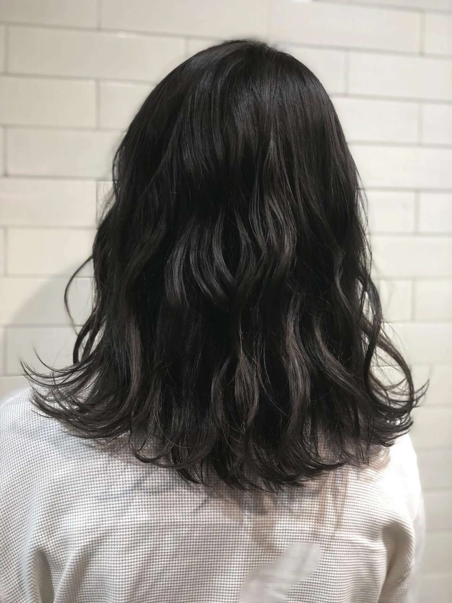 ミディアム カラー 🤍髪質改善➕透明感 カラー🤍川上葵のヘアスタイル