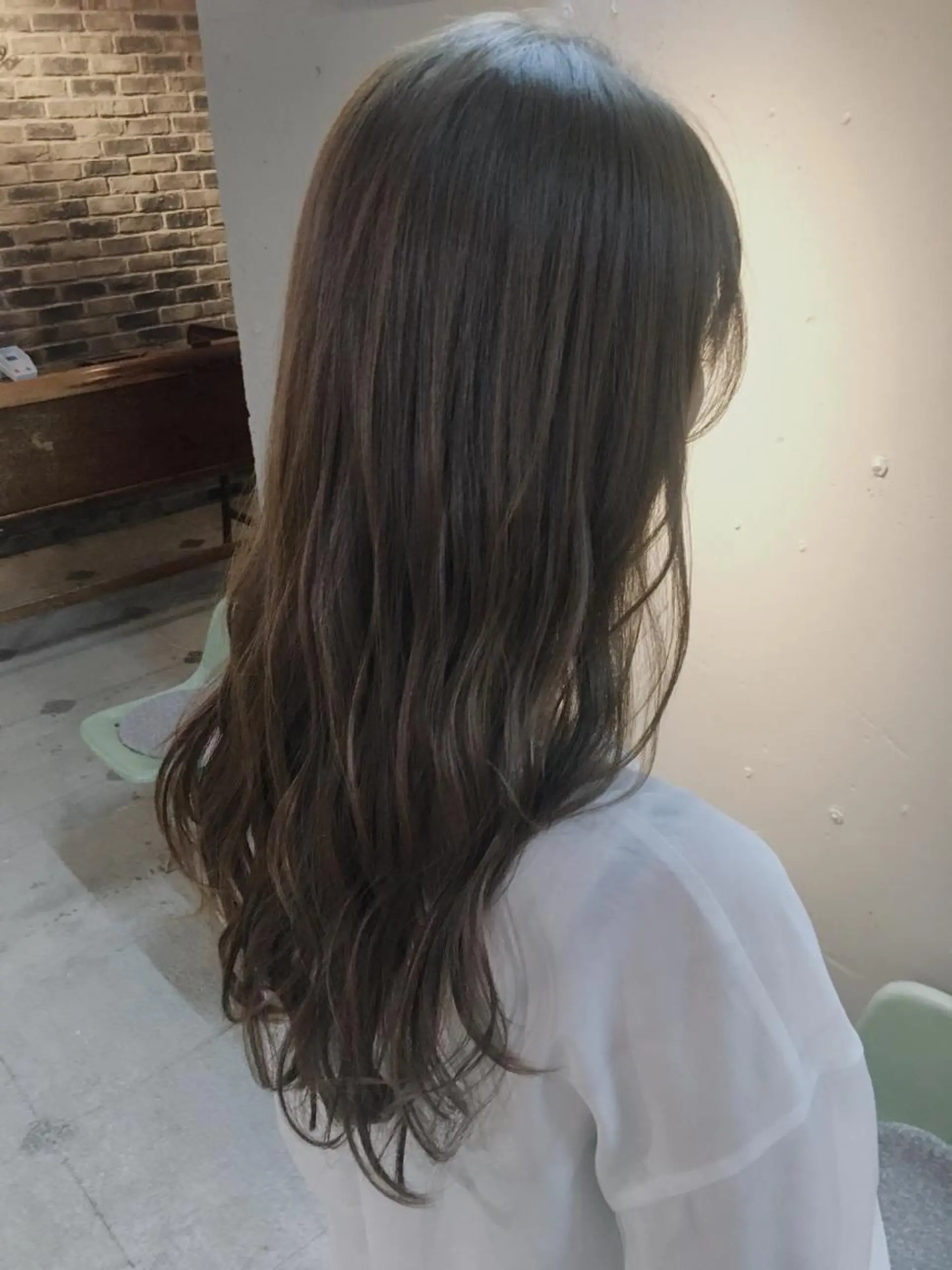 ロング カラー パーマ トリートメント ヘアカラー トリートメント 代表 中島貴志のヘアスタイル