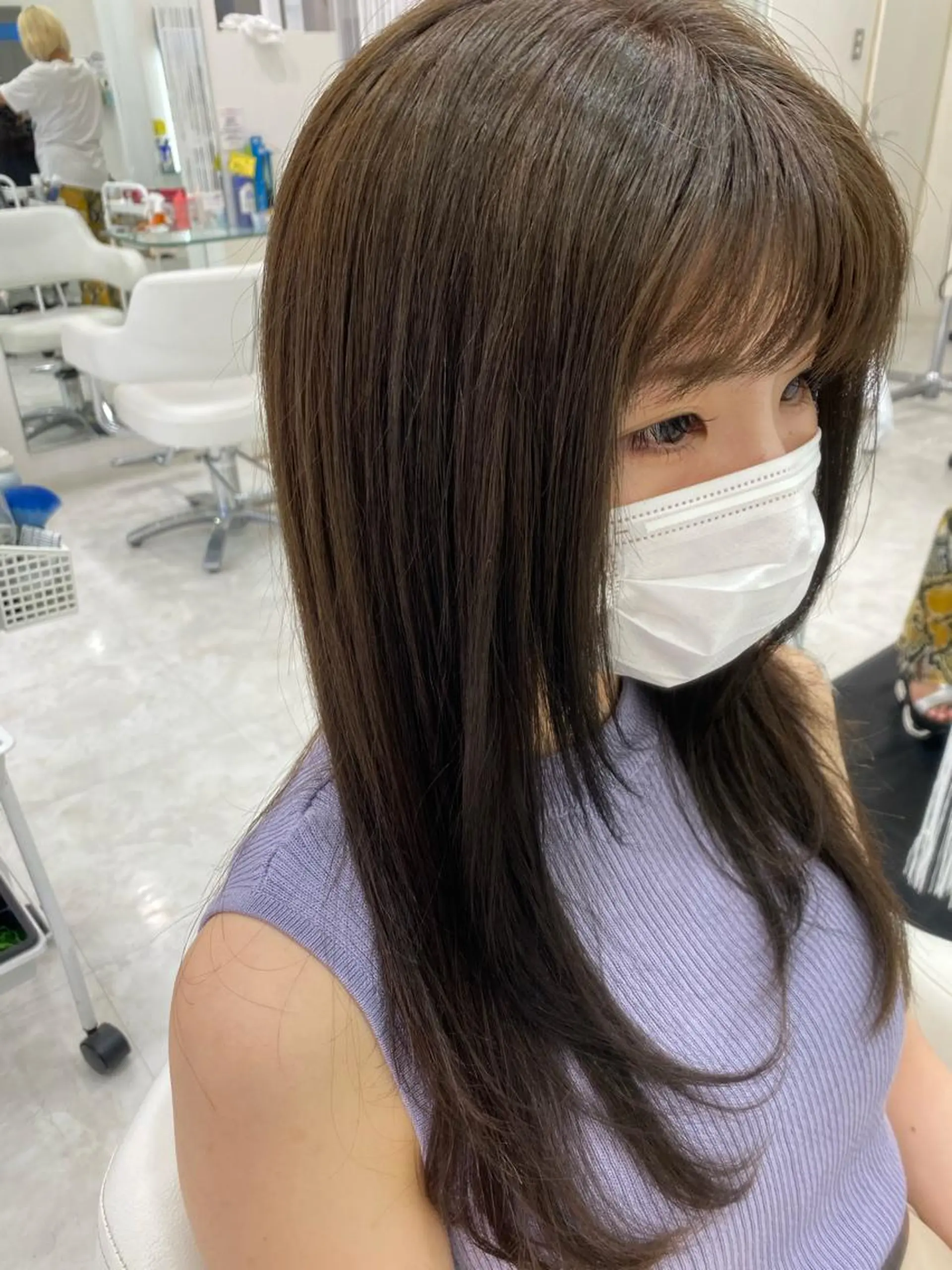 セミロング カラー hair Freak所属・佐藤 祥太のヘアスタイル