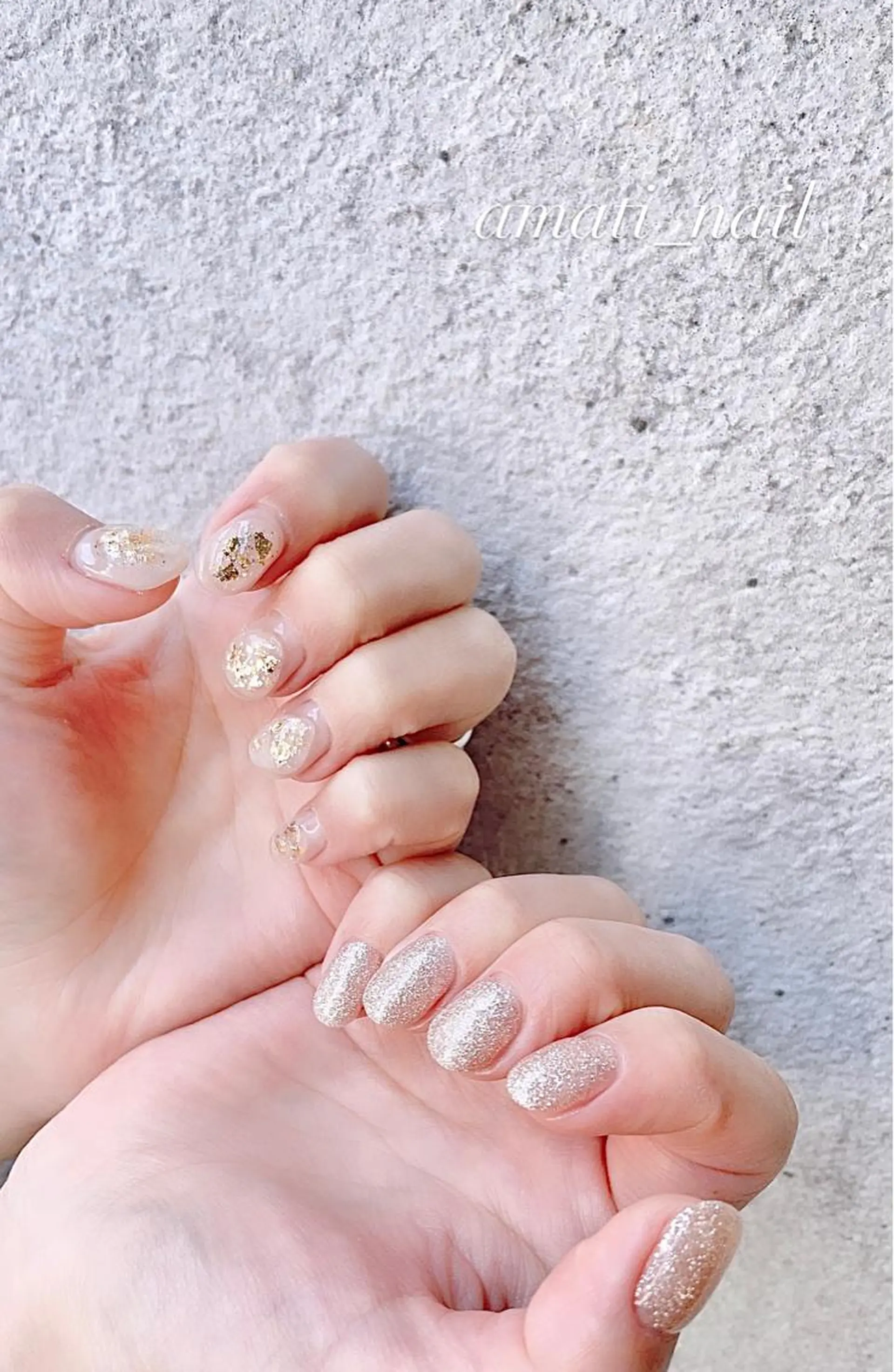 ネイル フットネイル ジェルネイル グラデーション キラキラネイル マグネットネイル ハンドネイル amati_nail TAKAKOのネイルデザイン
