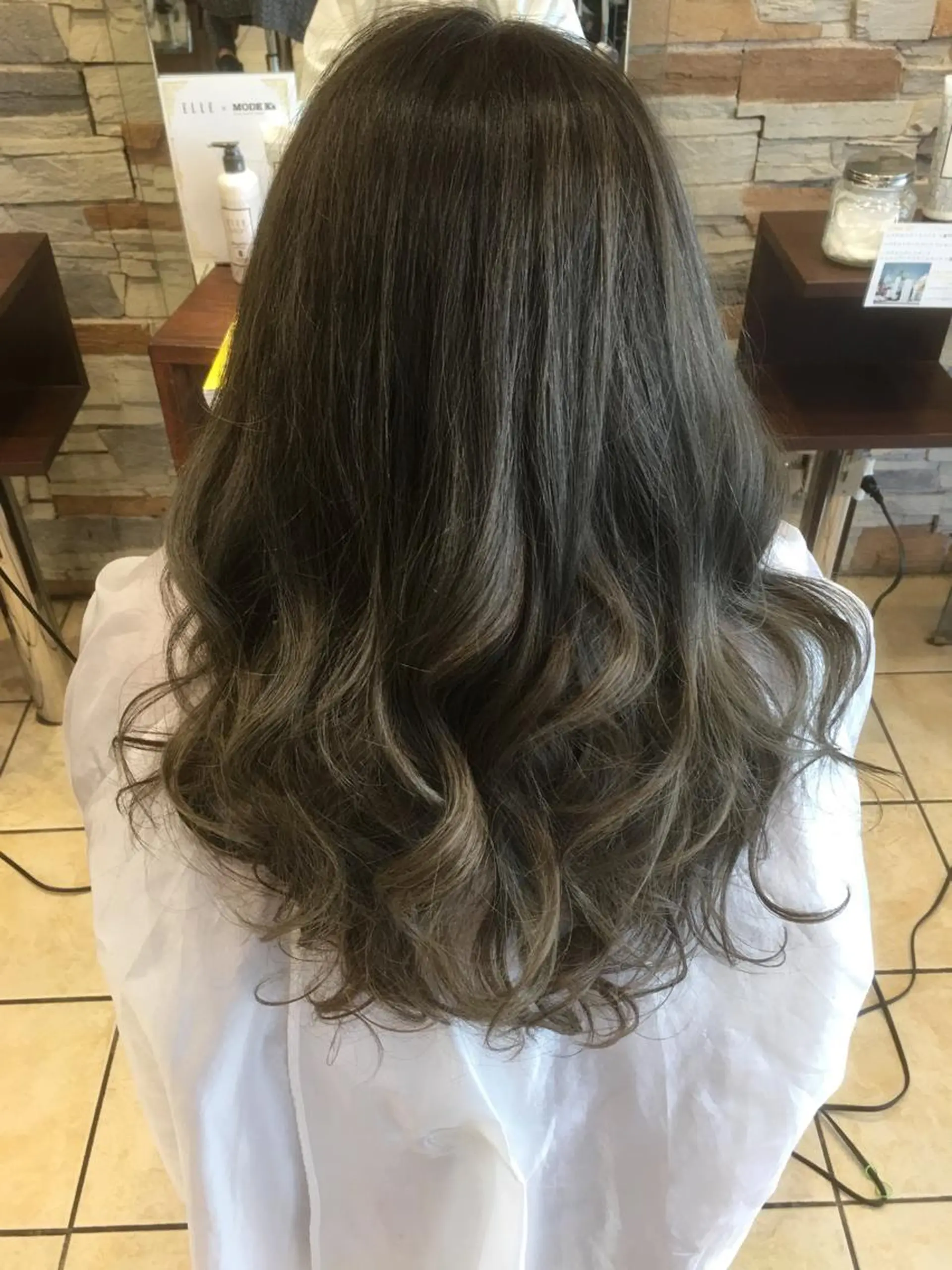 ロング カラー ヘアアレンジ 透明感カラー 外国人風カラー TAKA 髪質改善のヘアスタイル