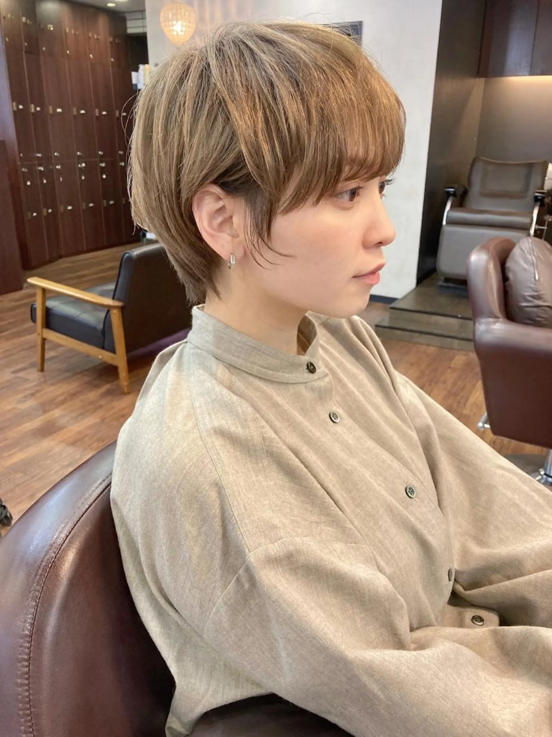 ショート カット トリートメント レイヤー/メンズ 竹田凪儀のヘアスタイル