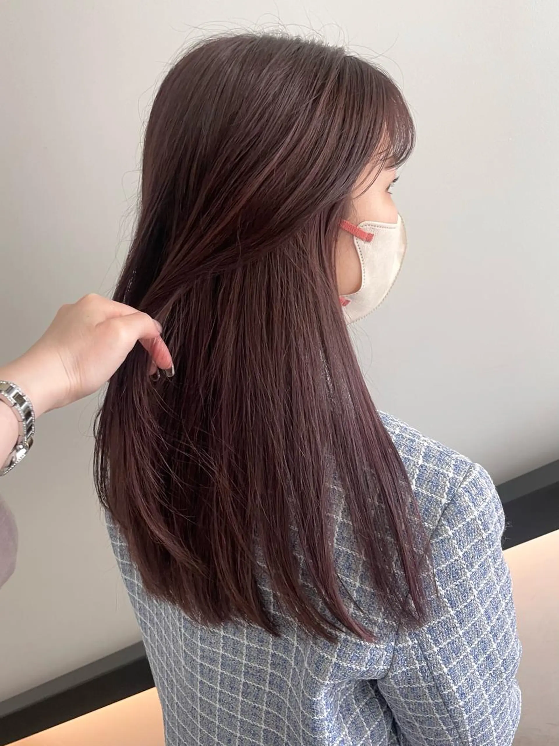 ロング カラー カット ヘアカラー 【淡色color/ nail】maikoのネイルデザイン