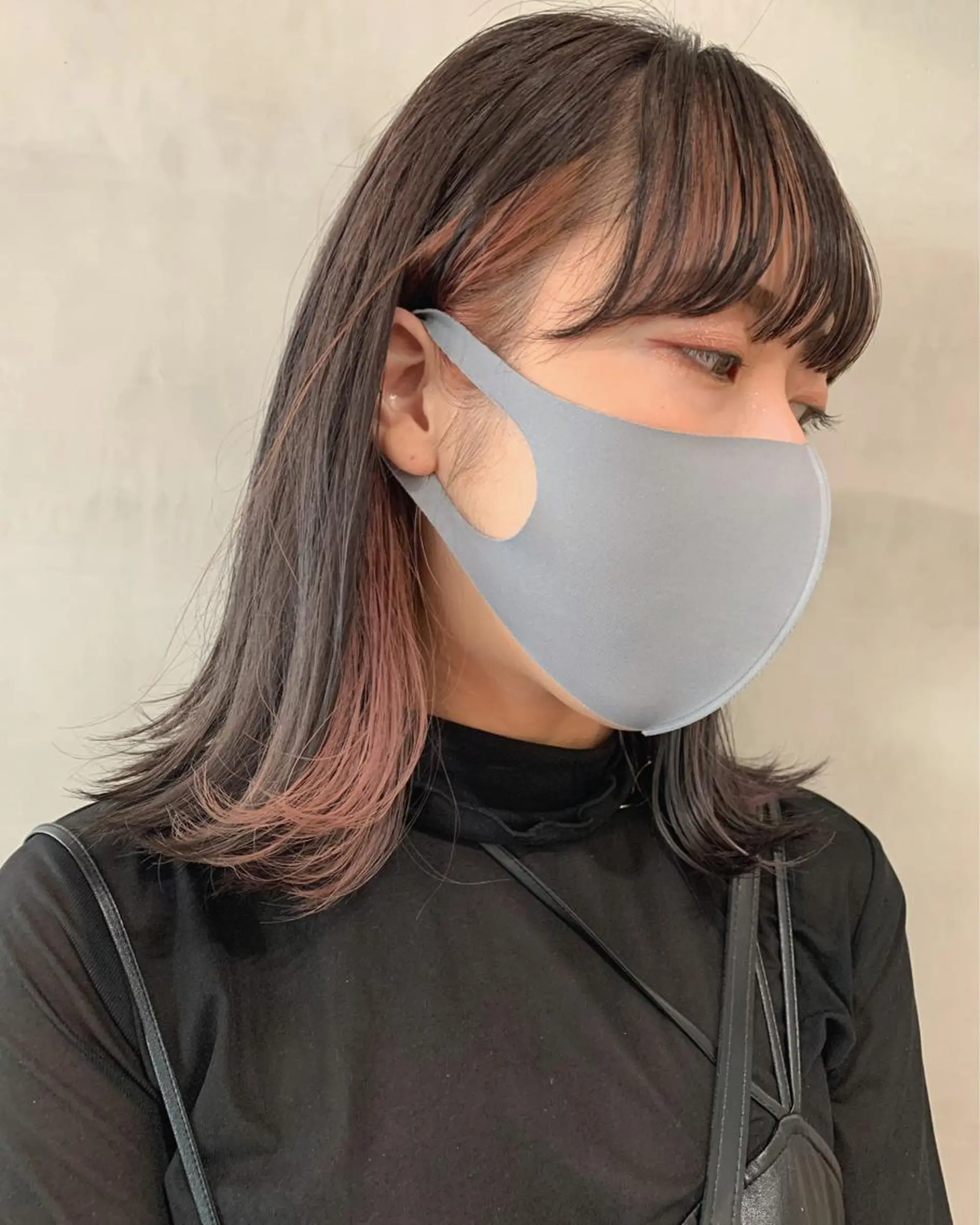 ミディアム カラー ヘアカラー トリートメント 優 作のヘアスタイル